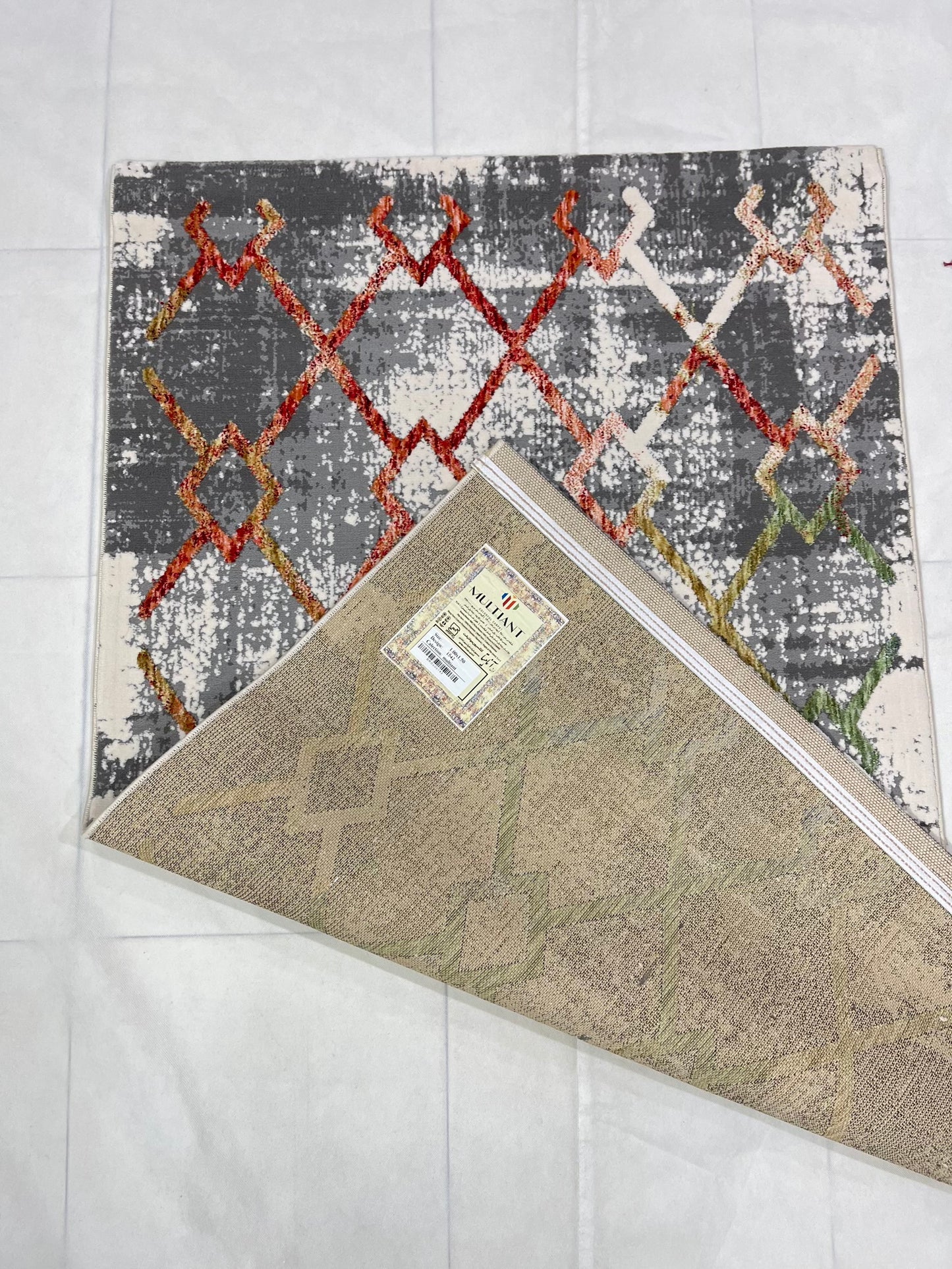 Irani viscose Rug , Woven Back
Article-310-Multi
Size : 3 ft width x 5 ft length (100 cm x 150cm)