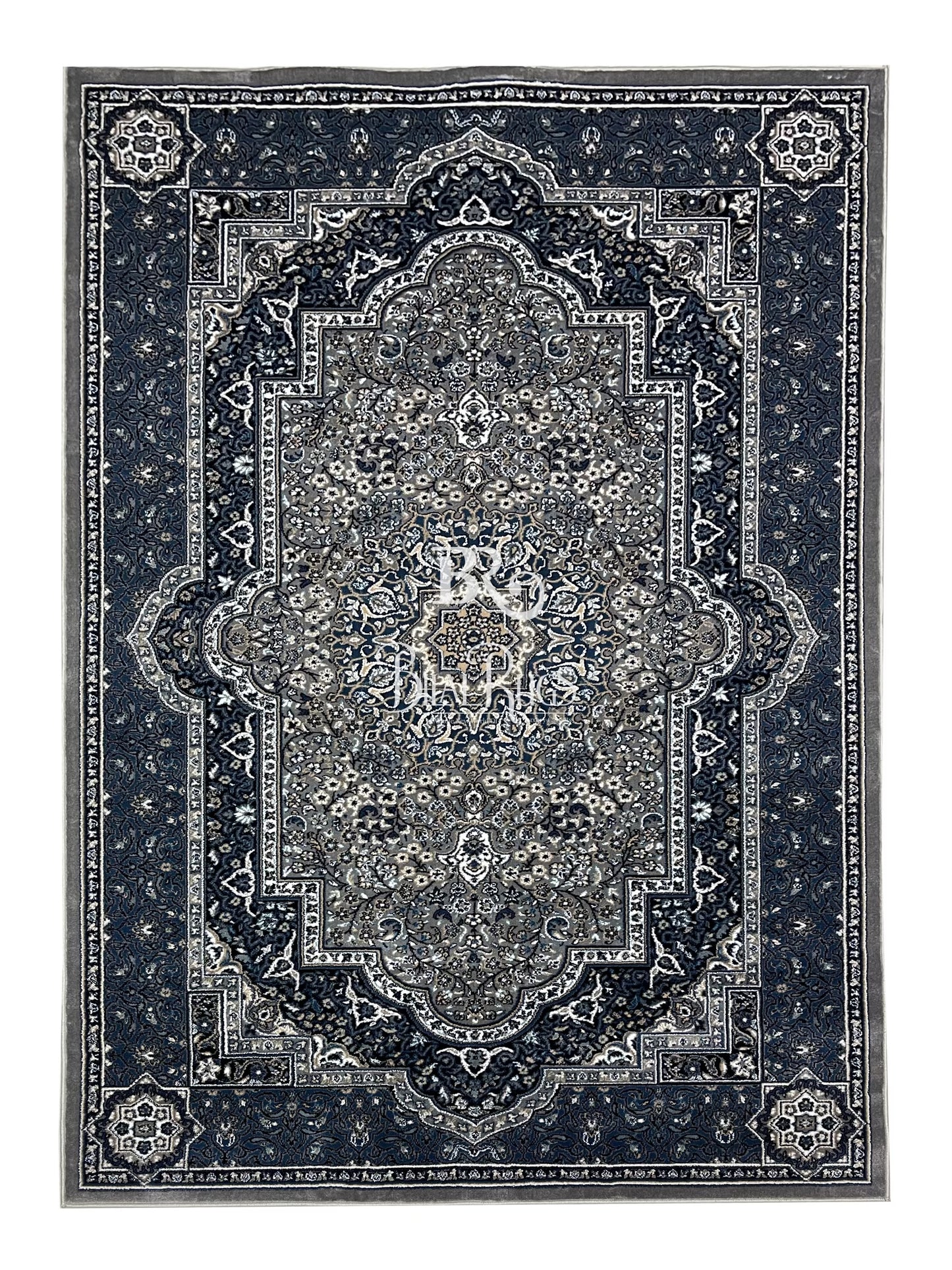 Persian polypropylene Rug,back woven(Article-23-Grey)
Size: 6.6 ft width x 9.6 ft length (200cm x 290cm)