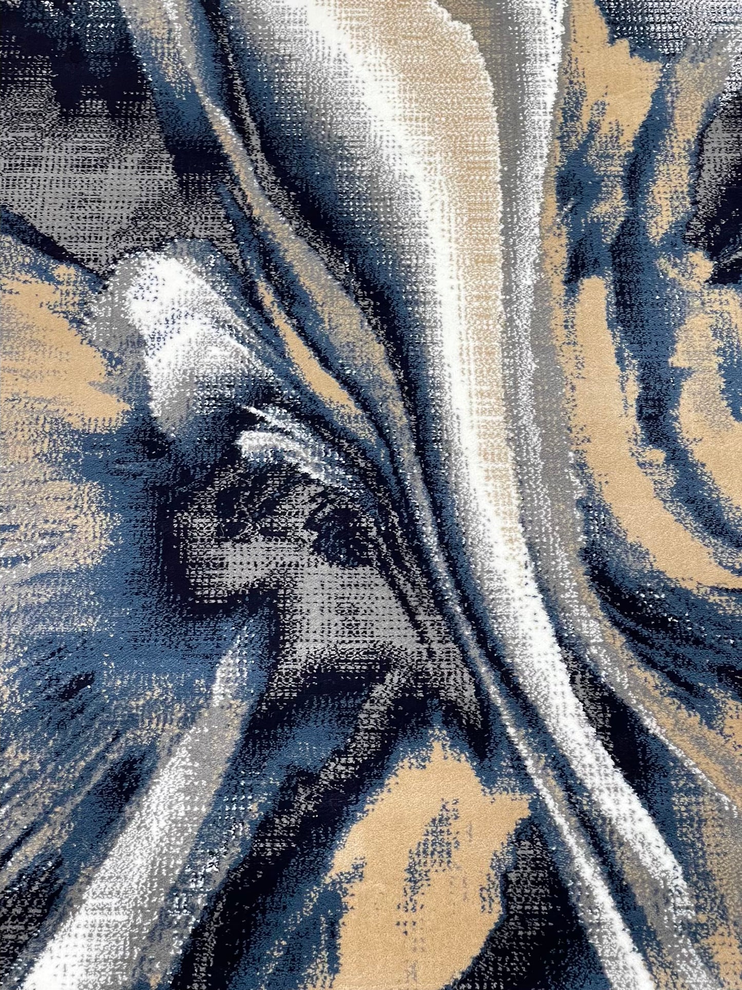 Modern polypropylene Rug,back woven(Article-23-Grey)
Size : 5ft width  x 7.3ft length (150cm x 220cm)