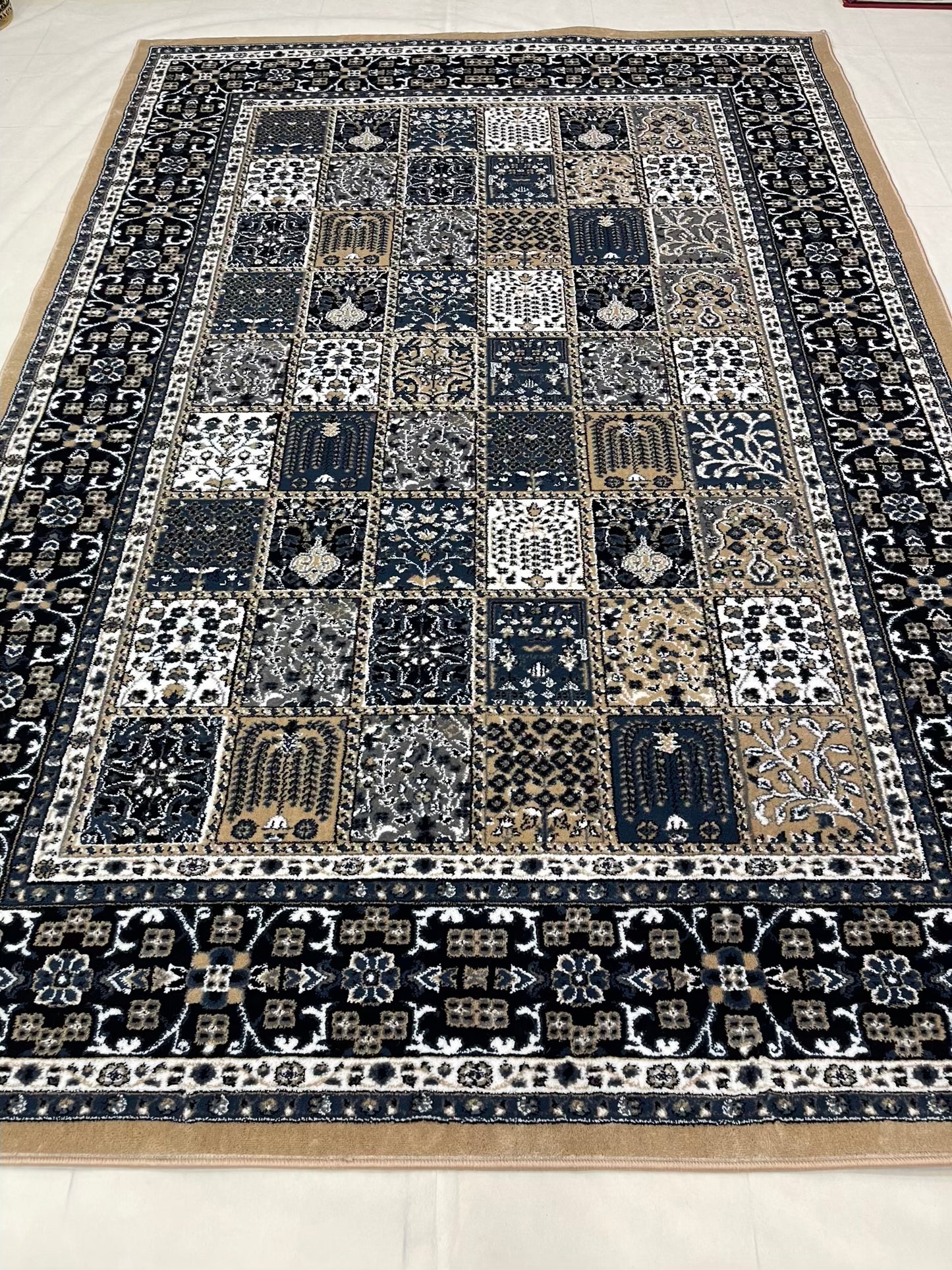 Persian Polypropylene Rug,back woven(Article-42-Mink)