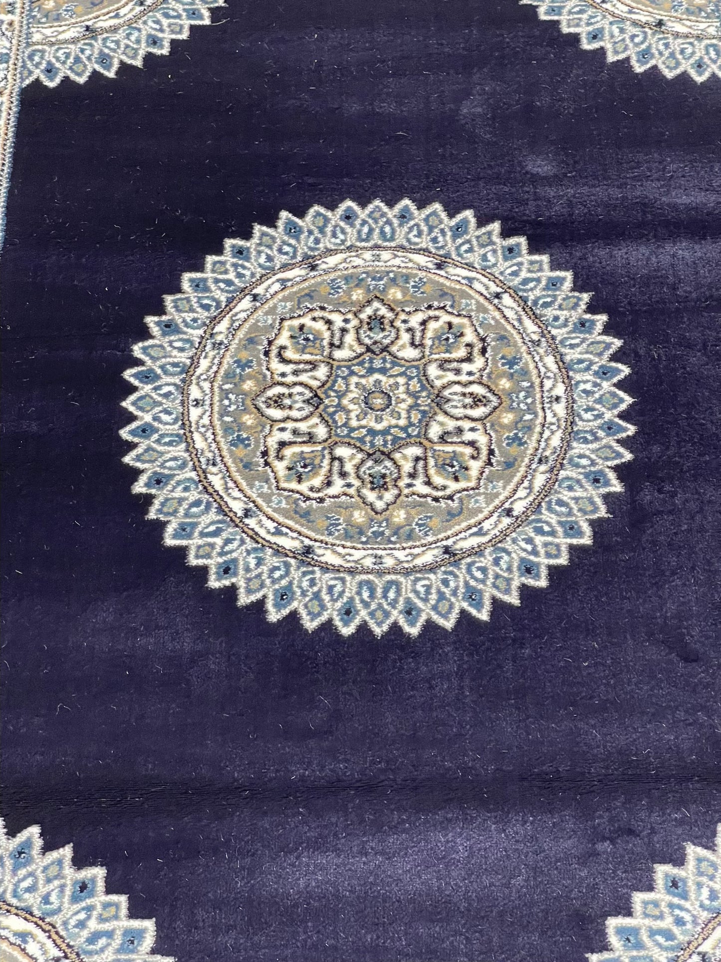 Persian Polypropylene Rug,back woven(Article-27-Blue)
Size : 5ft width x 7.3ft length (150cm x 220cm)