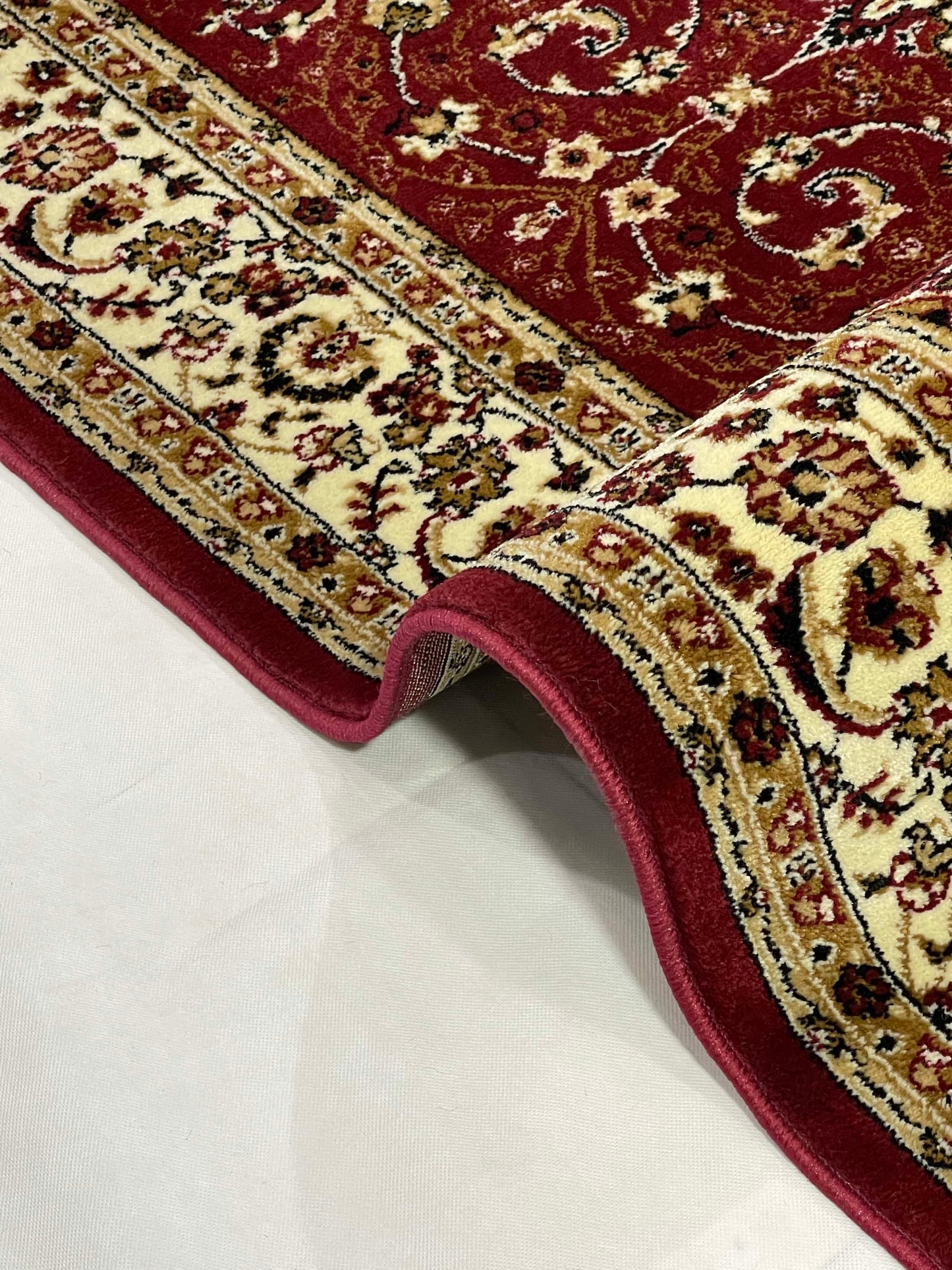 Persian Polypropylene Rug,back woven(Article-19-Red)