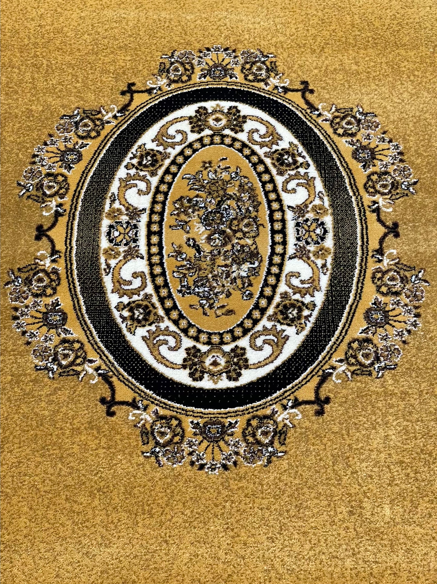 Versace polypropylene Rug,back woven(Article-75-Beige)
Size : 6.6 ft width x 9.6 ft length (200cm x 290cm)