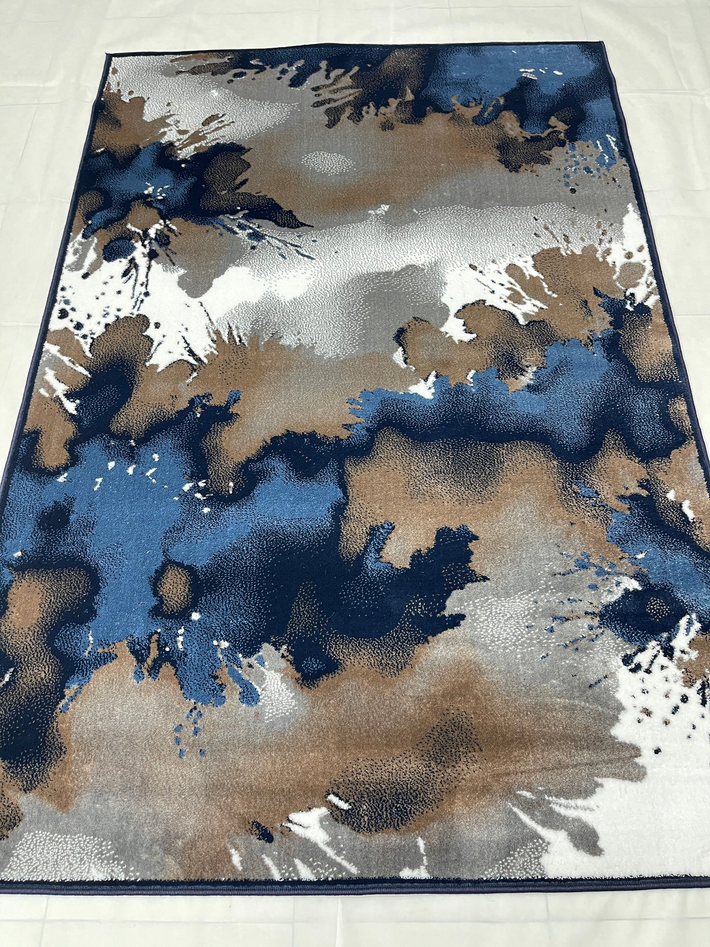 Modern polypropylene Rug,back woven(Article-319-Blue)
Size: 5 ft width x 7.3 ft length