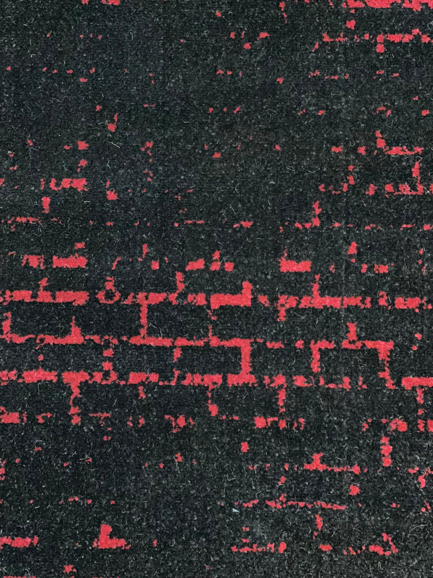 Modern  polypropylene Rug,back woven(Article-1736-Black)