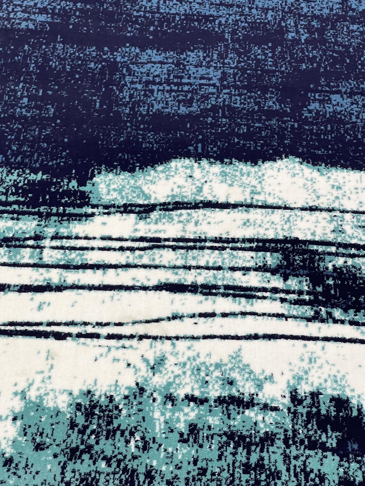 Modern polypropylene Rug,back woven(Article-7825-Blue)
Size : 6.6 ft width x 9.6 ft length (200cm x 290cm)