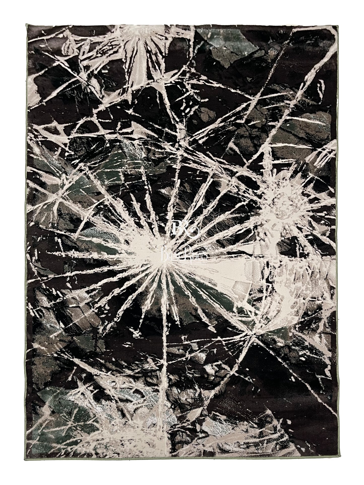 Turkish Polypropylene Silk.(Article-1679-Green ) Size : 5ft width  x 7.3ft length (150 cm x 220cm)