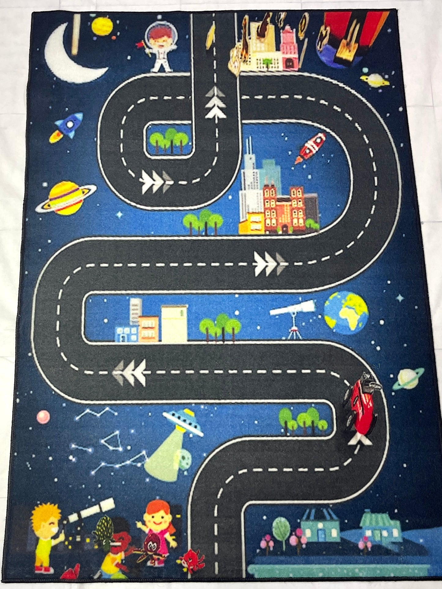 TPR Non Woven Rugs For Kids Room
Article-44- Blue