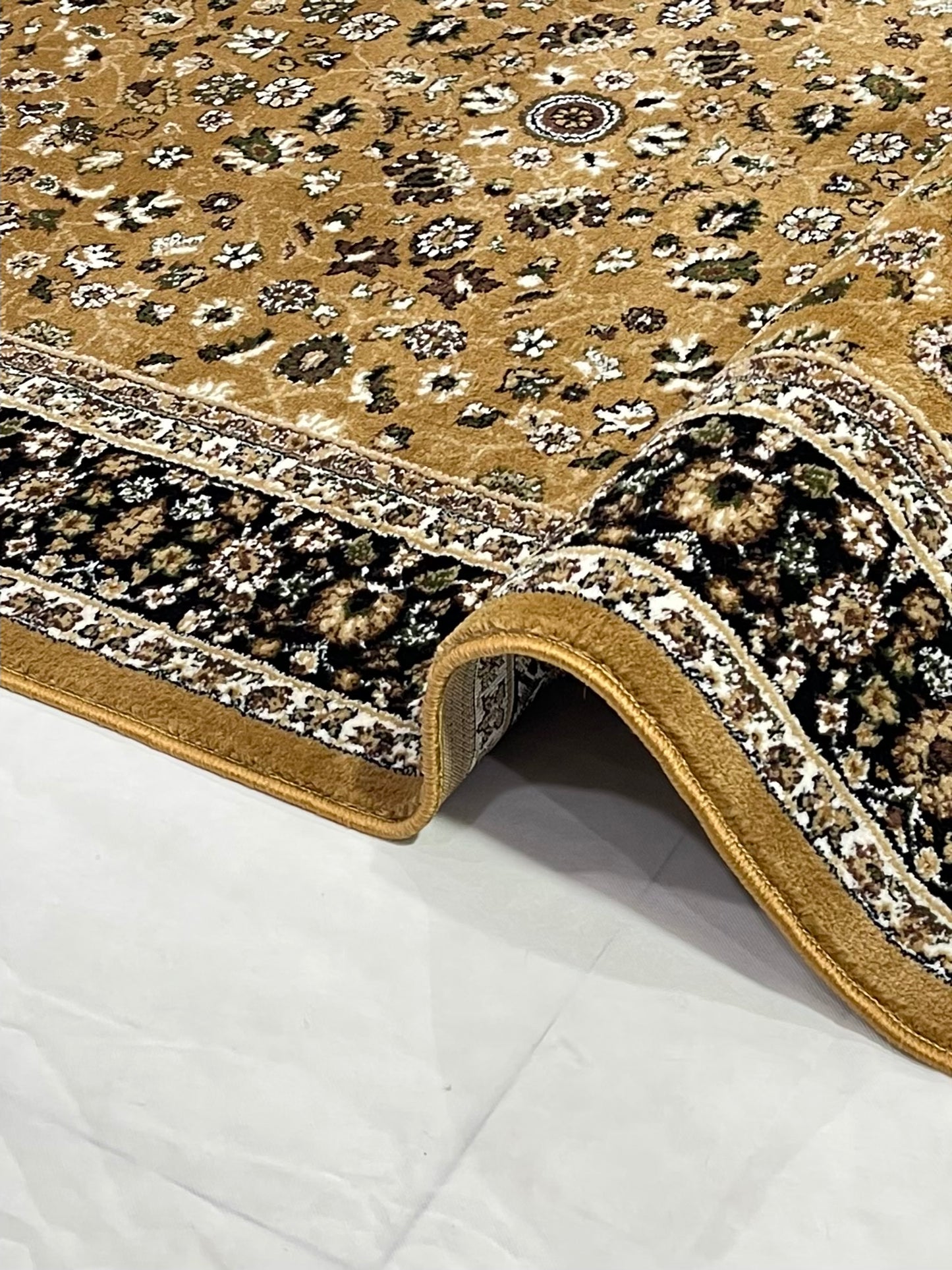 Persian polypropylene Rug,back woven(Article-140-Gold)