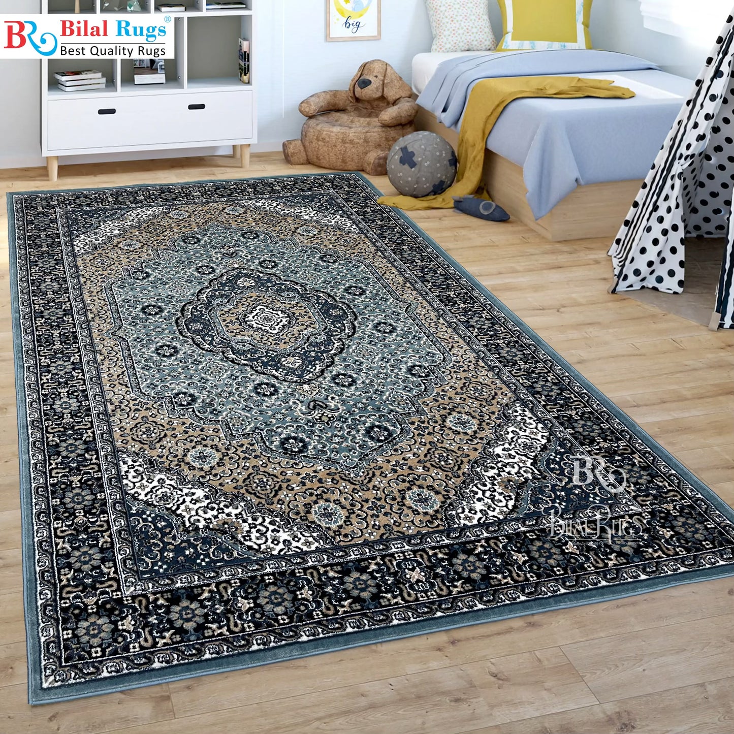 Persian Polypropylene Rug,back woven(Article-99-Feroze )