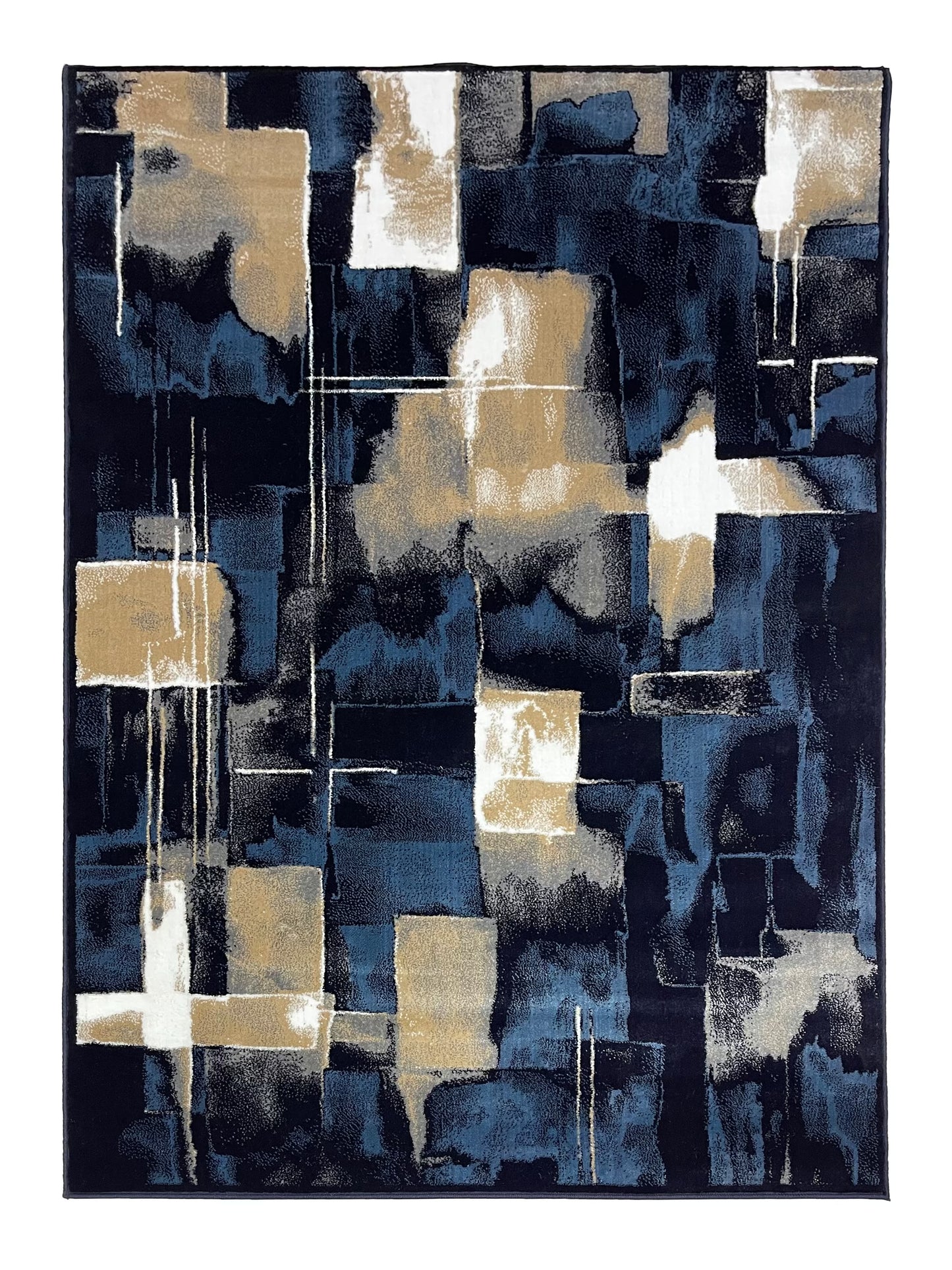 Modern polypropylene Rug,back woven(Article-319-Blue)
Size: 5 ft width x 7.3 ft length