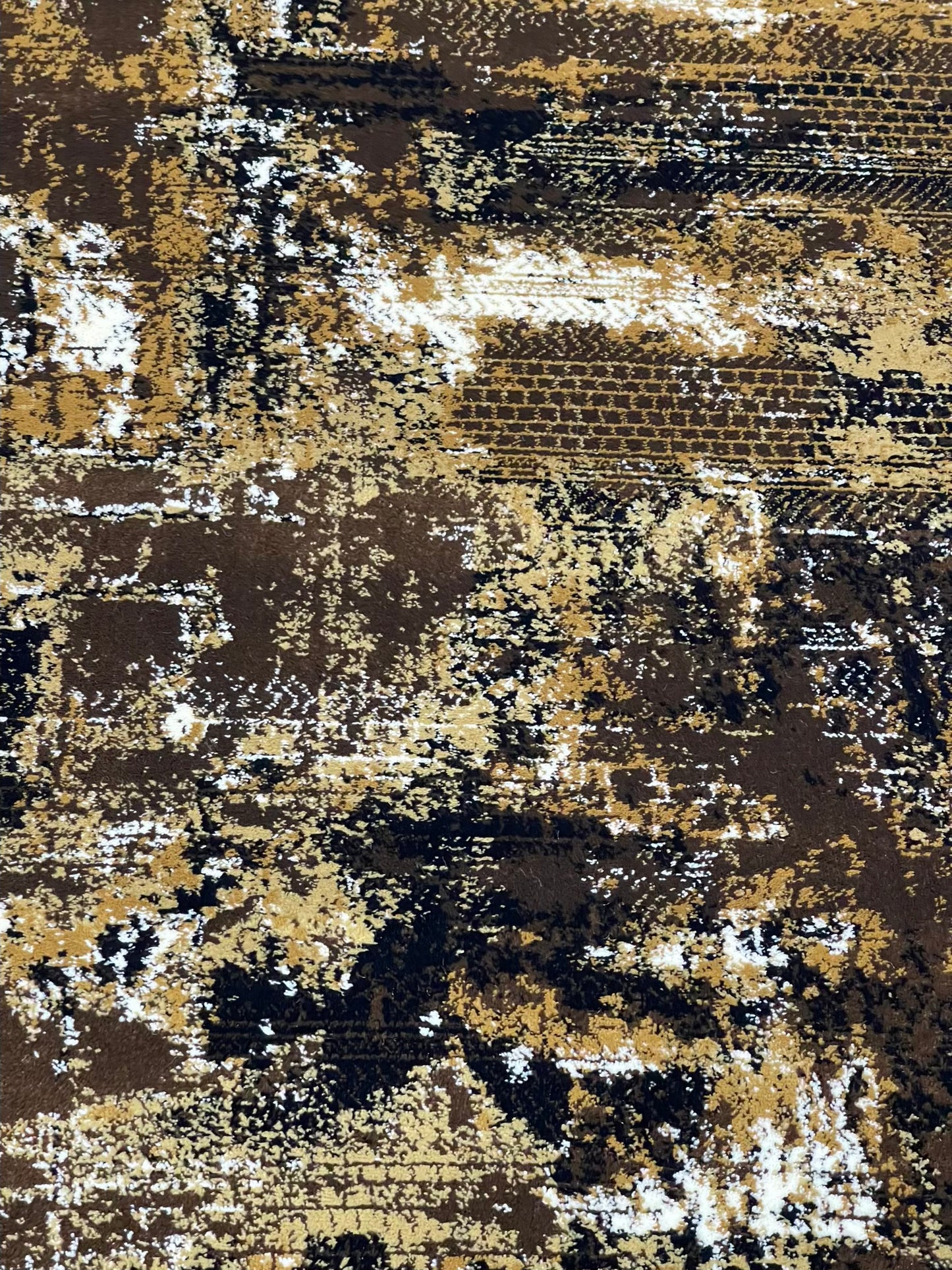Modern polypropylene Rug,back woven(Article-1280-Brown)
Size : 5ft width x 7.3ft length (150cm x 220cm)