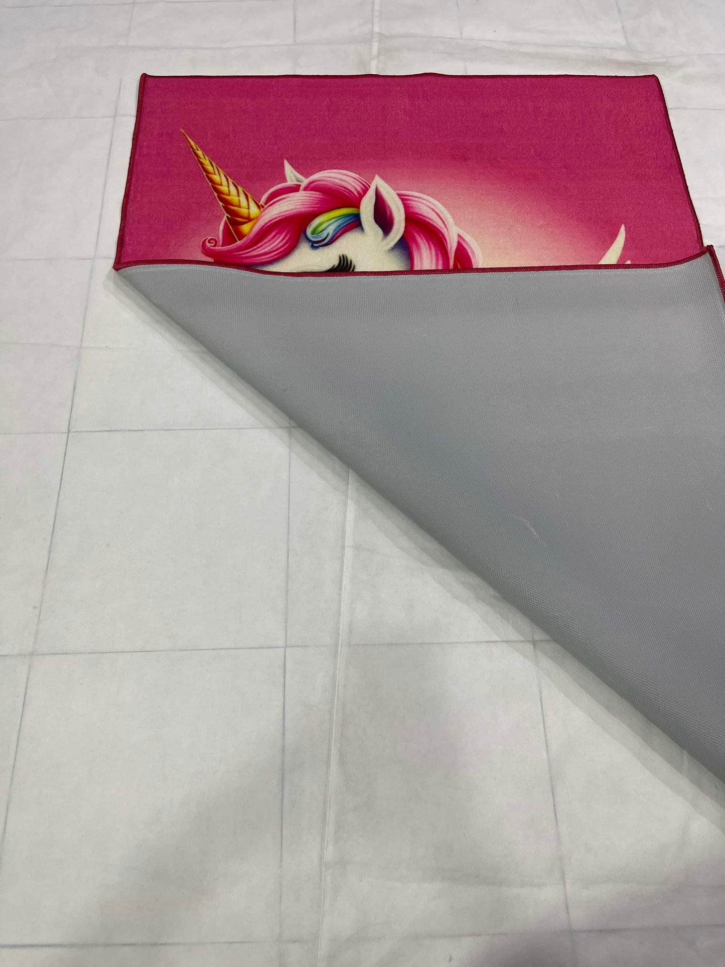 TPR Non Woven Rugs For Kids Room Article-75-Pink