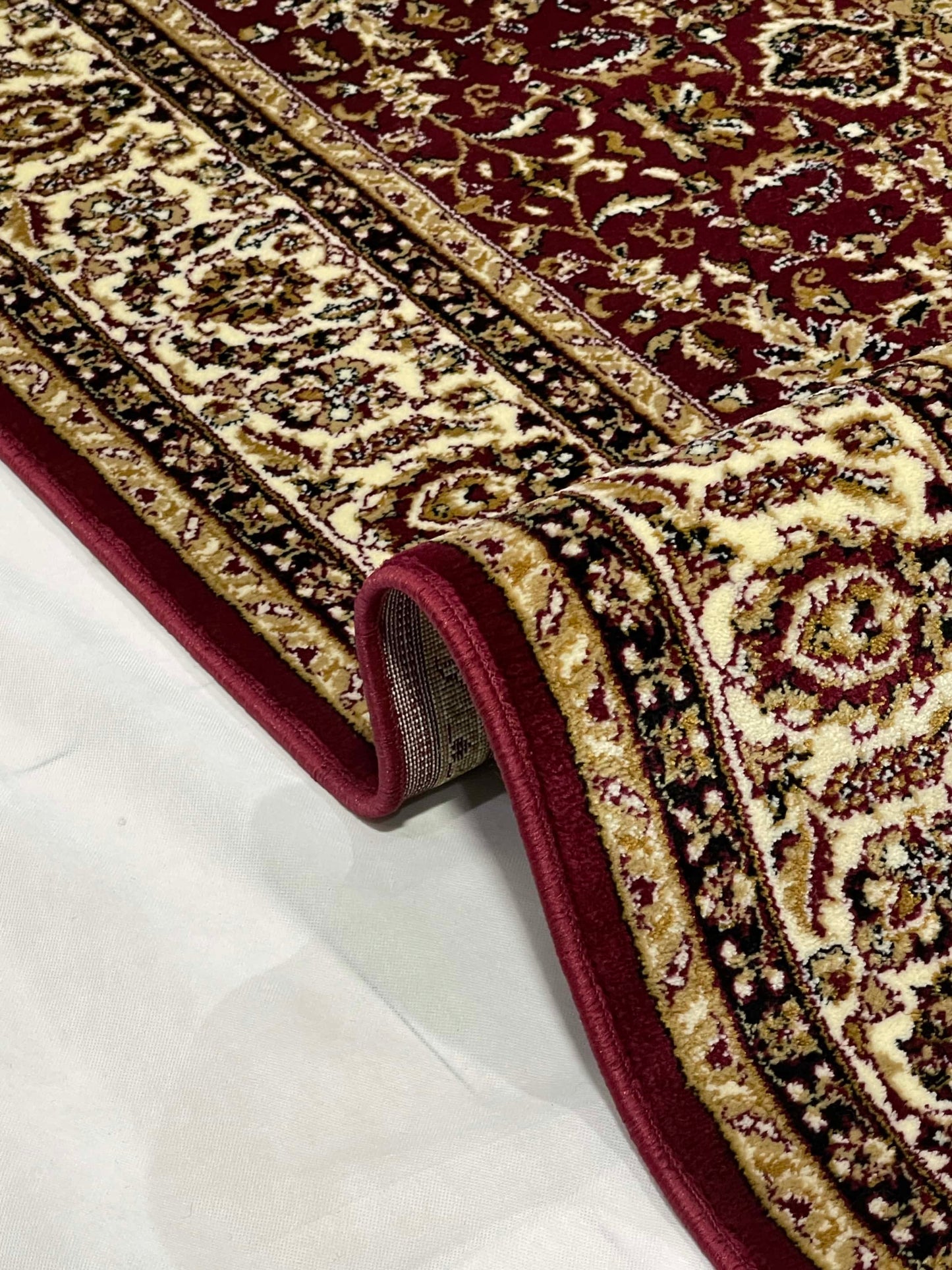 Persian polypropylene Rug,back woven(Article-20-Red)