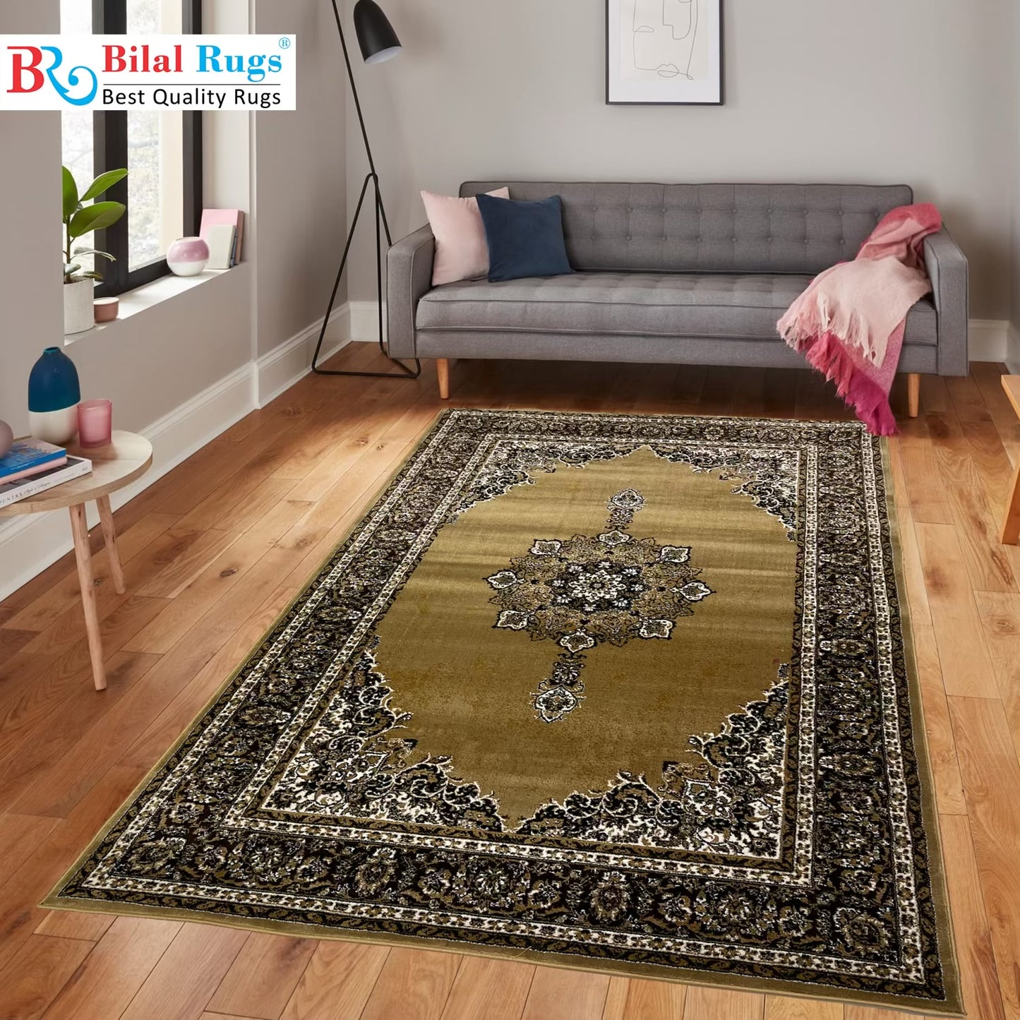Persian Polypropylene woven Rug.
Article-21-Beige