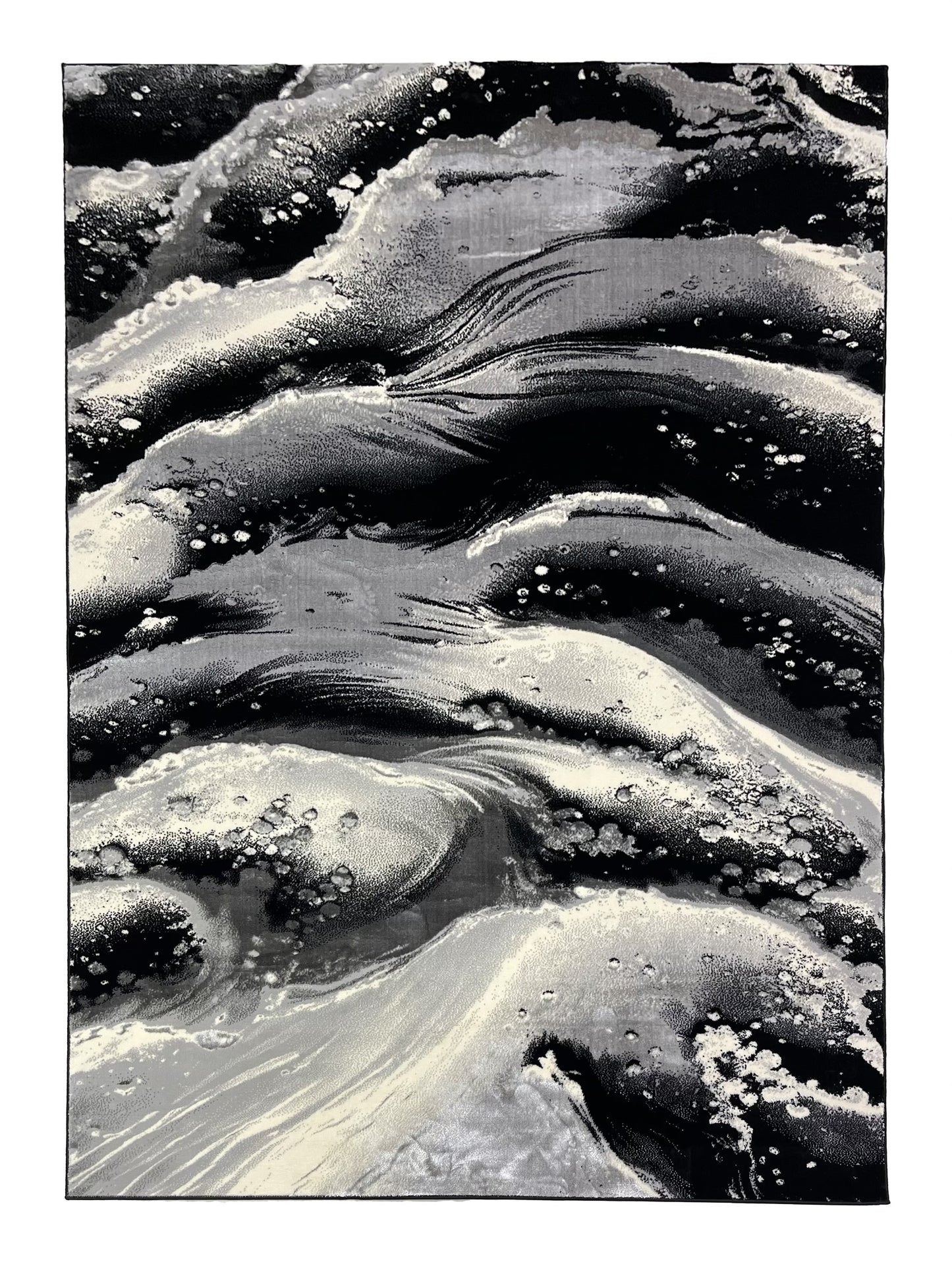 Turkish Top Quality Silk.(Article-1087-Black , Grey) Size: 6.6 ft width x 9.6 ft length (200cm x 290cm)