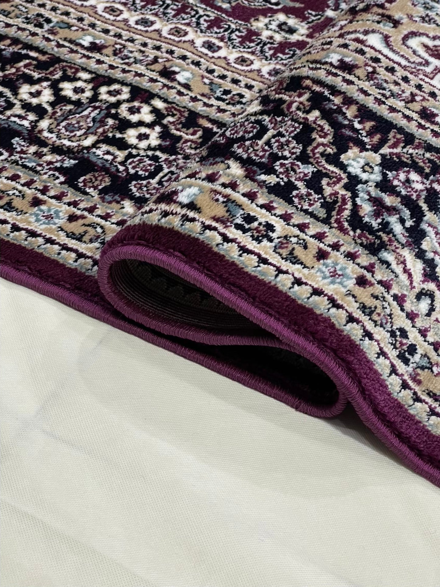 Persian polypropylene Rug,back woven(Article-22-Purple)
Size : 6.6 ft width x 9.6 ft length (200cm x 290cm)