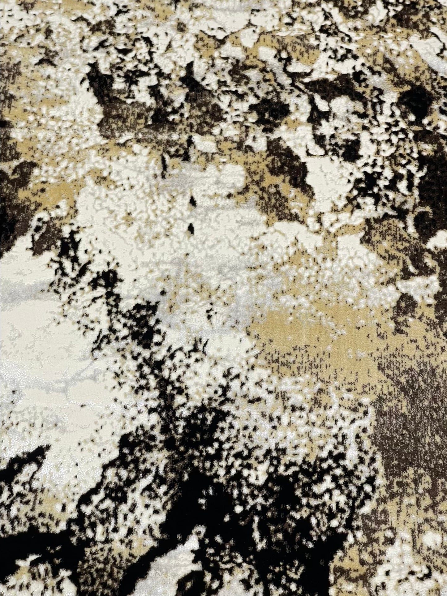 Turkish Top Quality Silk.(Article-1090-Cream , Black) Size: 6.6 ft width x 9.6 ft length (200cm x 290cm)