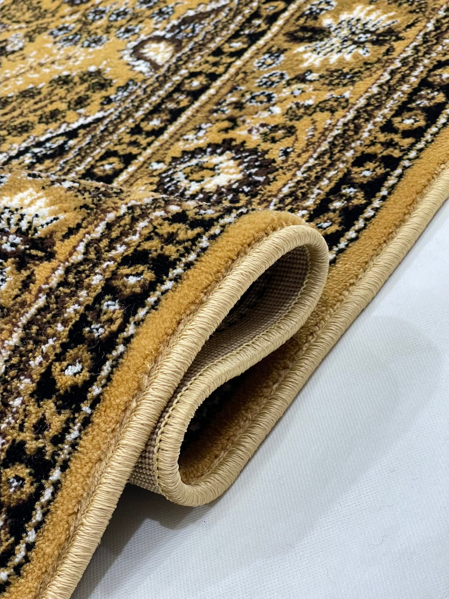 Persian polypropylene Rug,back woven(Article-25-Gold  )