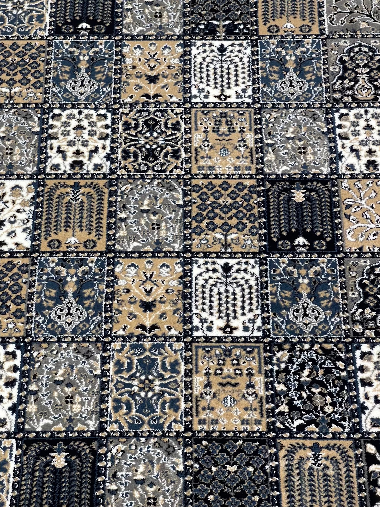 Persian polypropylene Rug,back woven(Article-42-Blue)
Size : 6.6 ft width x 9.6 ft length (200cm x 290cm)