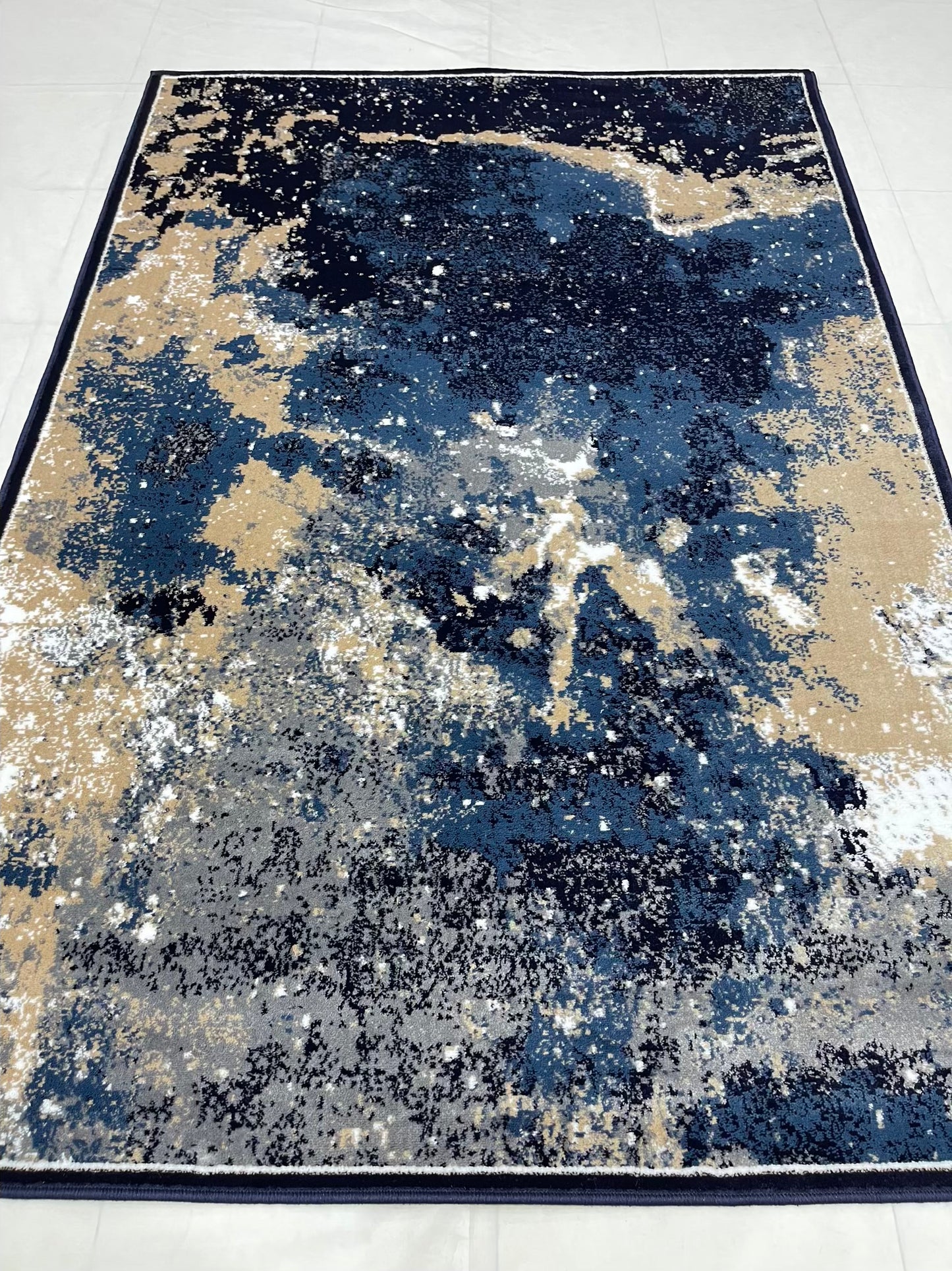 Modern Polypropylene Rug,back woven(Article-339-Blue)
Size : 5 ft width x 7.3 ft length(150 cm x 220cm)