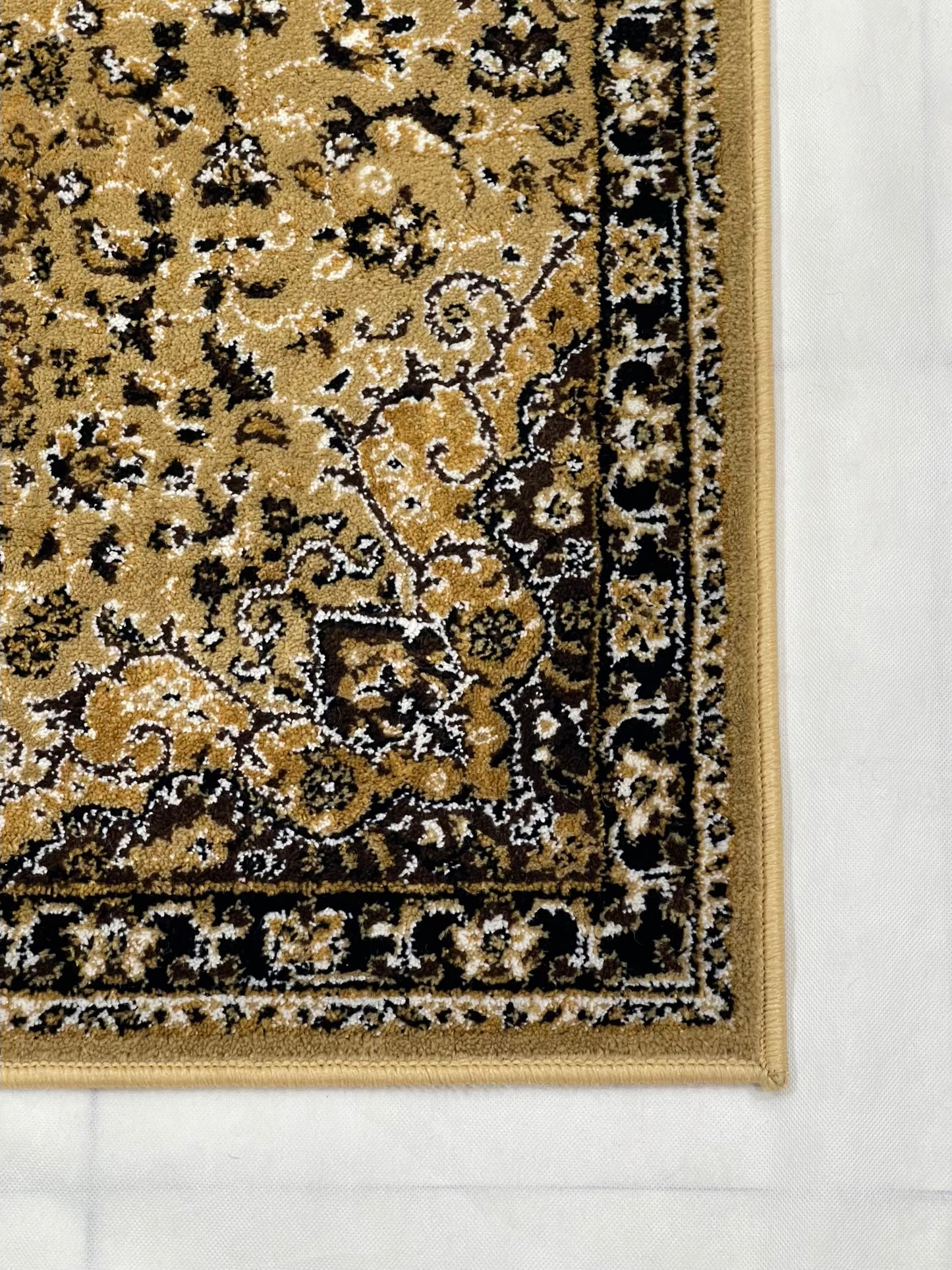 Beige Persian Polypropylene Woven Runner.
Size : 2.6 ft width x 6.6 ft length