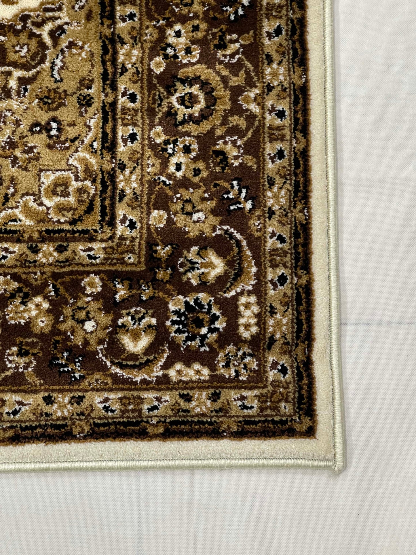 Persian polypropylene Rug,back woven(Article-19-Off white)