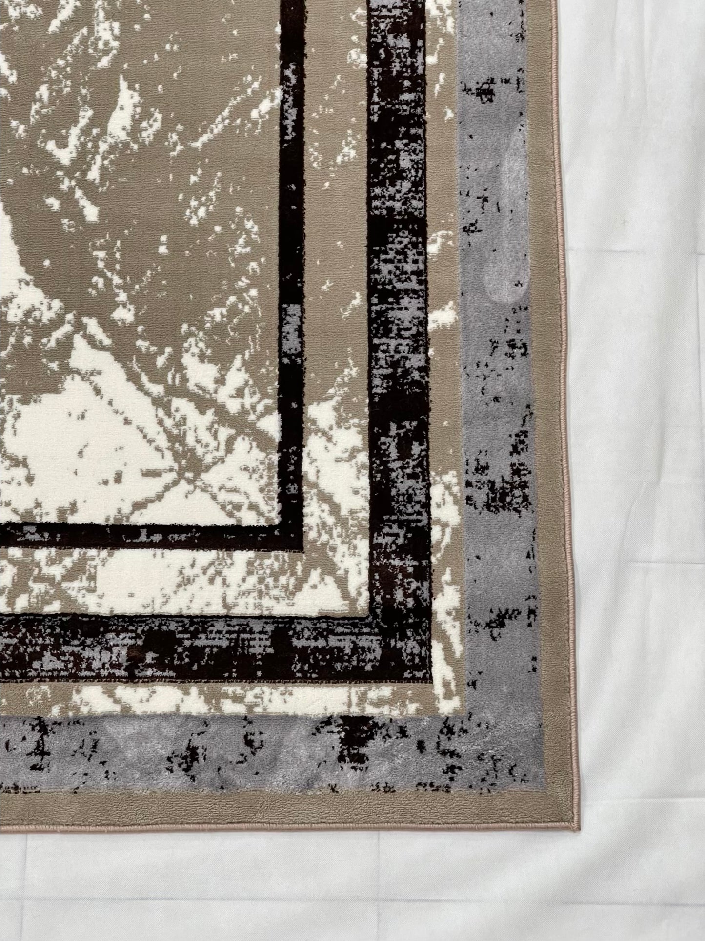 Polyester Silk.(Article-16080-Off white) Size : 6.6 ft width x 9.6 ft length ( 200 cm x 290 cm)