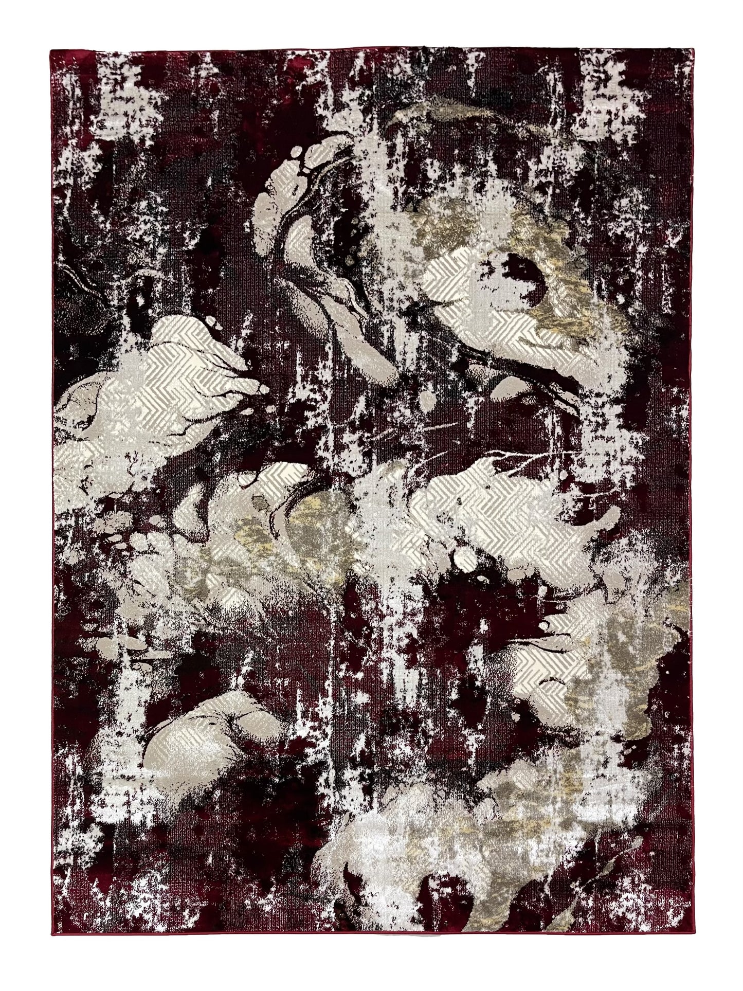 Turkish Top Quality Silk.(Article-1081-Red ) Size: 6.6 ft width x 9.6 ft length (200cm x 290cm)
