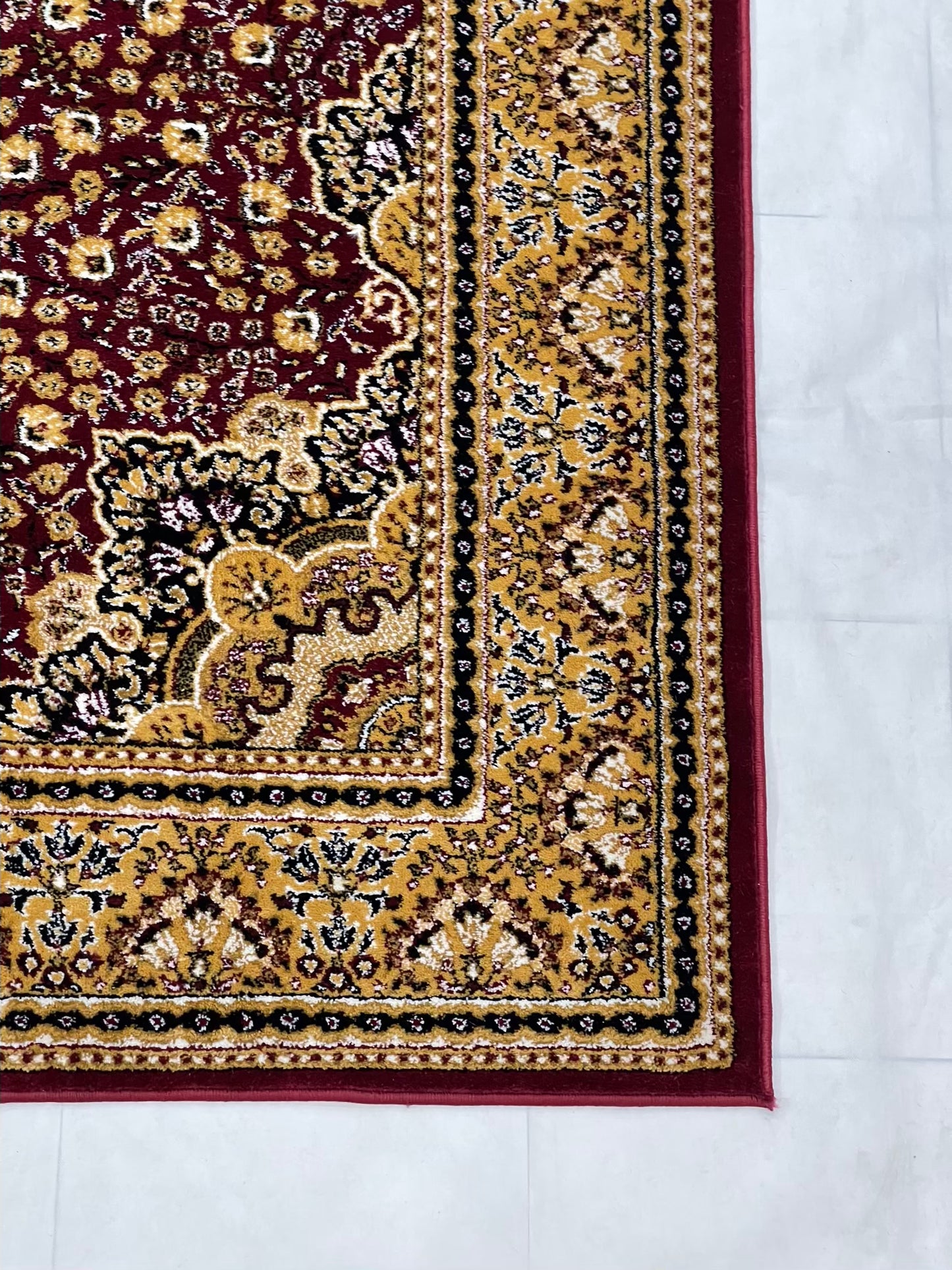 Persian polypropylene Rug,back woven(Article-04-Red)