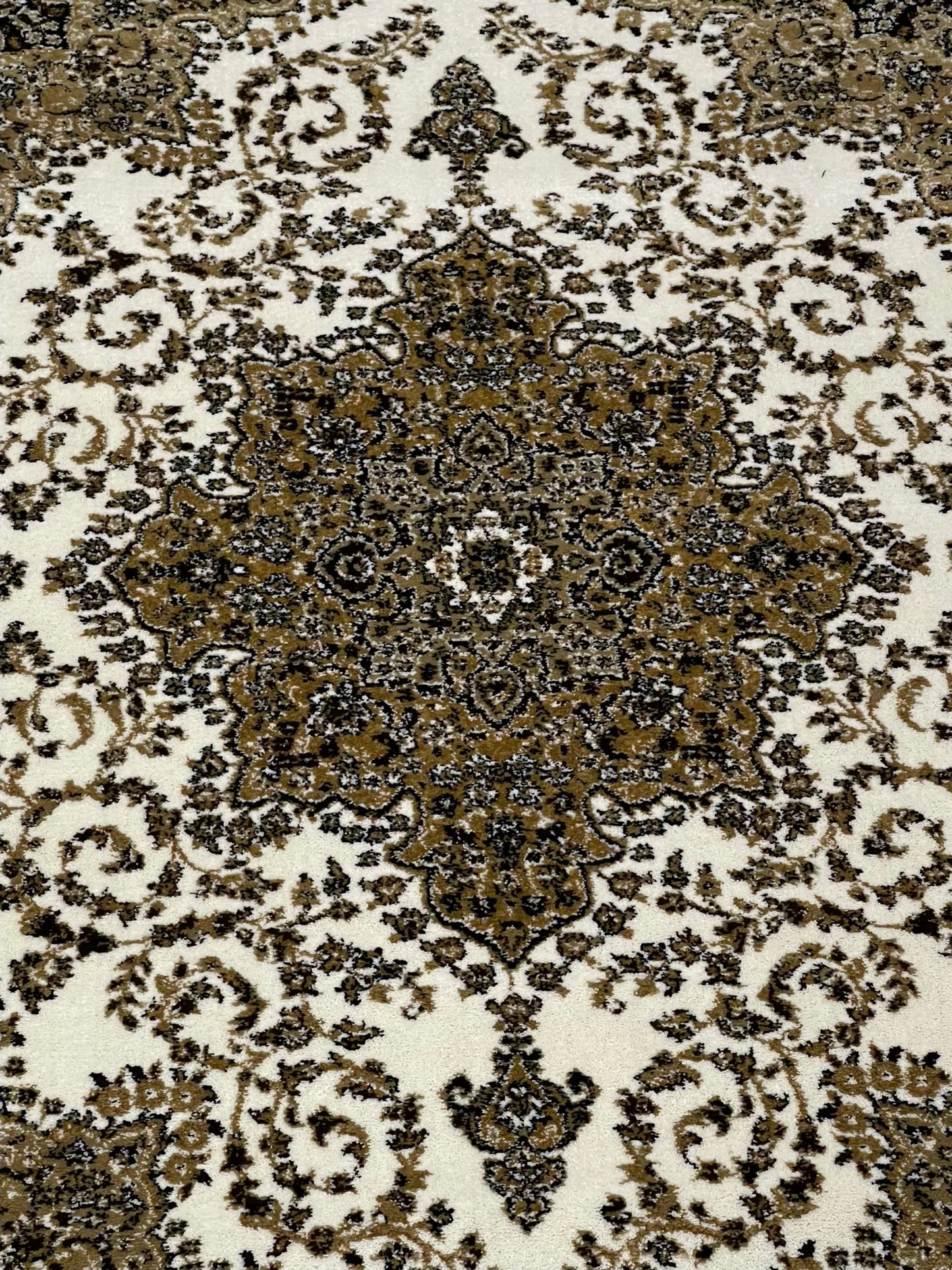Persian polypropylene Rug,back woven
(Article-23-Off white)