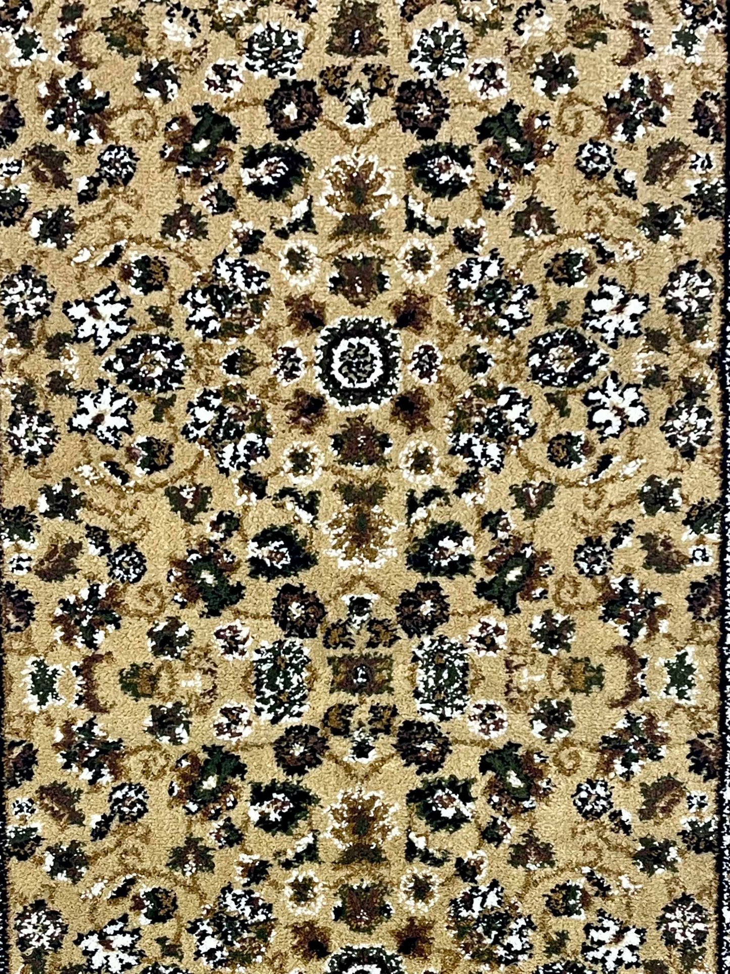 Allover Polypropylene Woven Rug.
Size : 2.6 ft width x 6.3 ft length
(80 cm x 200cm)
