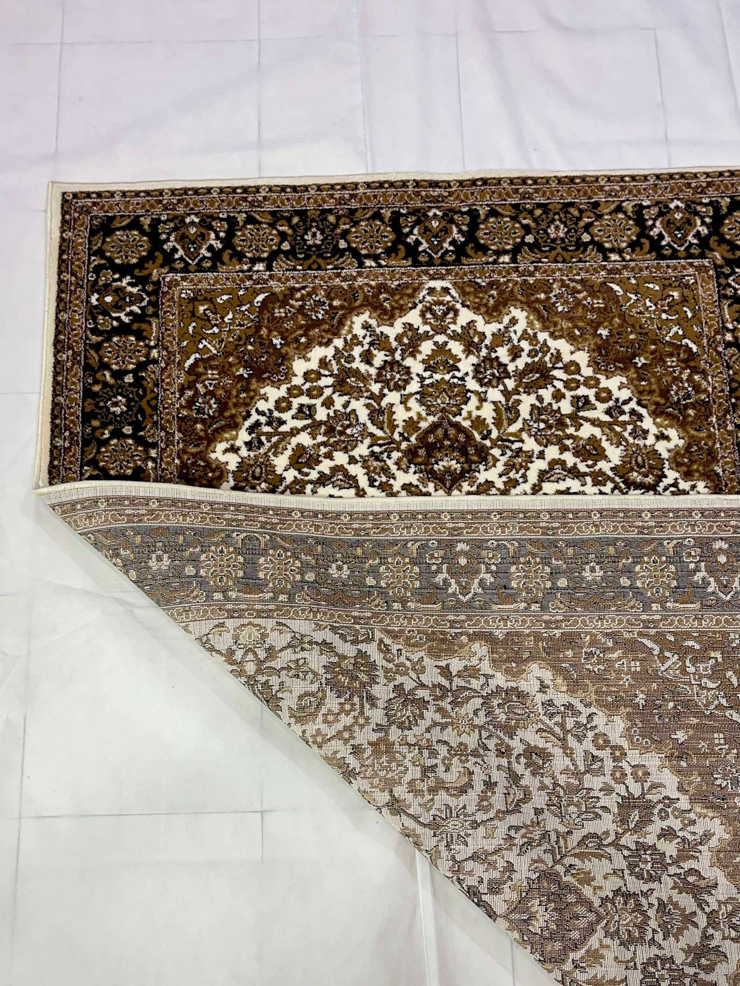 Persian polypropylene Rug,back woven(Article-01-off white)