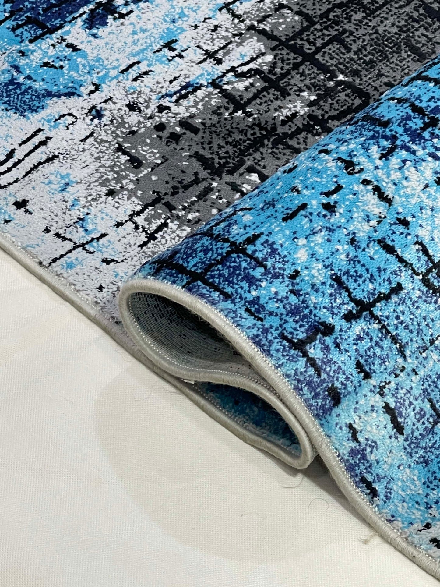 Turkish Silk.(Article-112-Feroze)
Size : 5ft width  x 7.3ft length (150cm x 220cm)