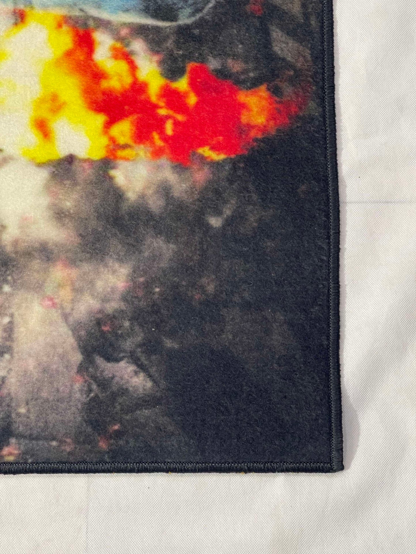 TPR Non Woven Rugs For Kids Room
Article-41-grey , black & blue