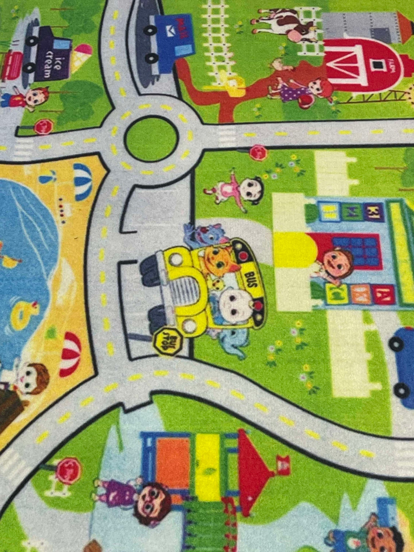 TPR Non Woven Rugs For Kids Room
Article-46-green