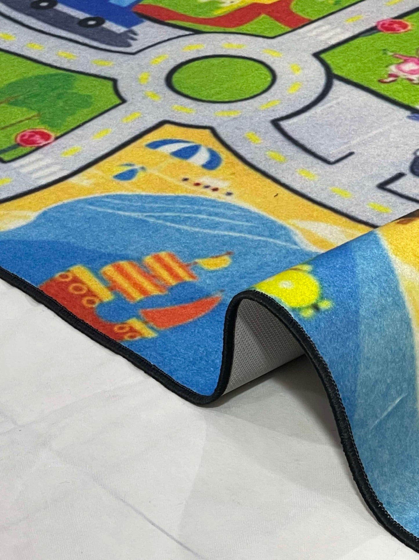 TPR Non Woven Rugs For Kids Room
Article-46-green