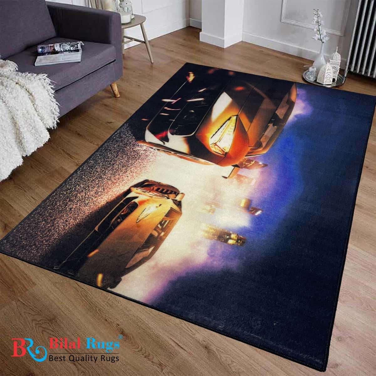 TPR Non Woven Rugs For Kids Room
Article-55-Blue &Brown