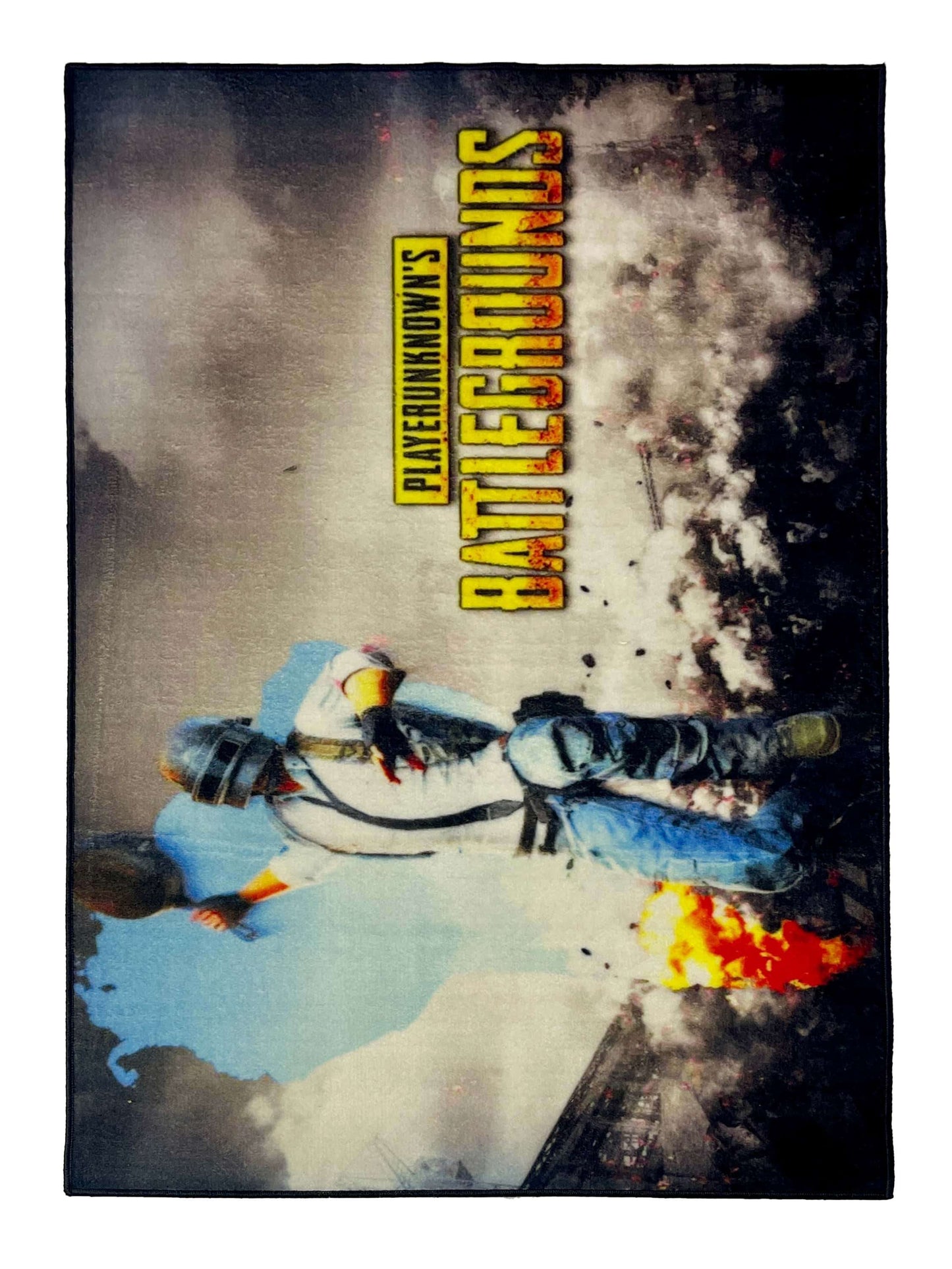 TPR Non Woven Rugs For Kids Room
Article-41-grey , black & blue