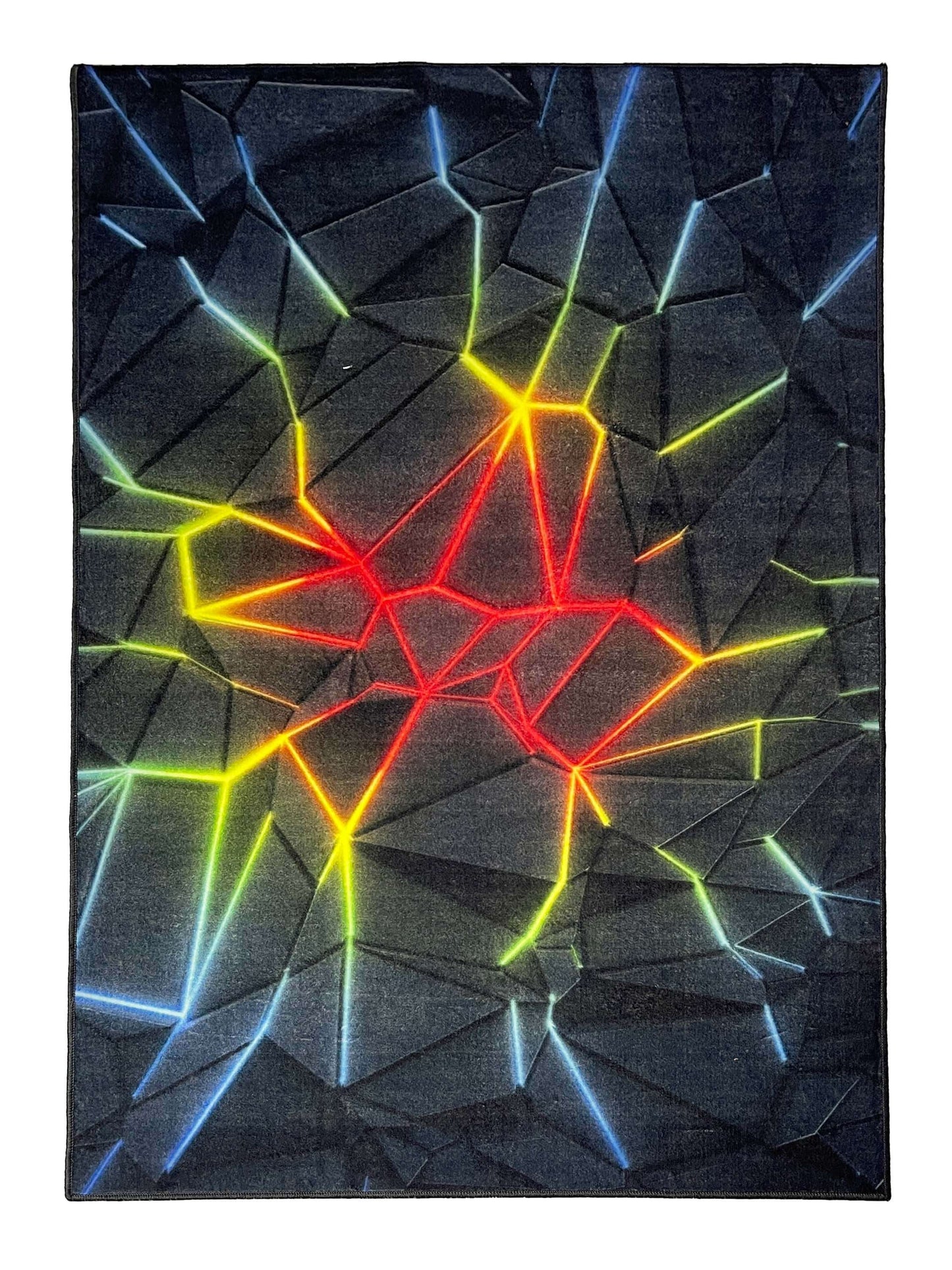 TPR Non Woven Rugs For Kids Room
Article-54-Black & Multi