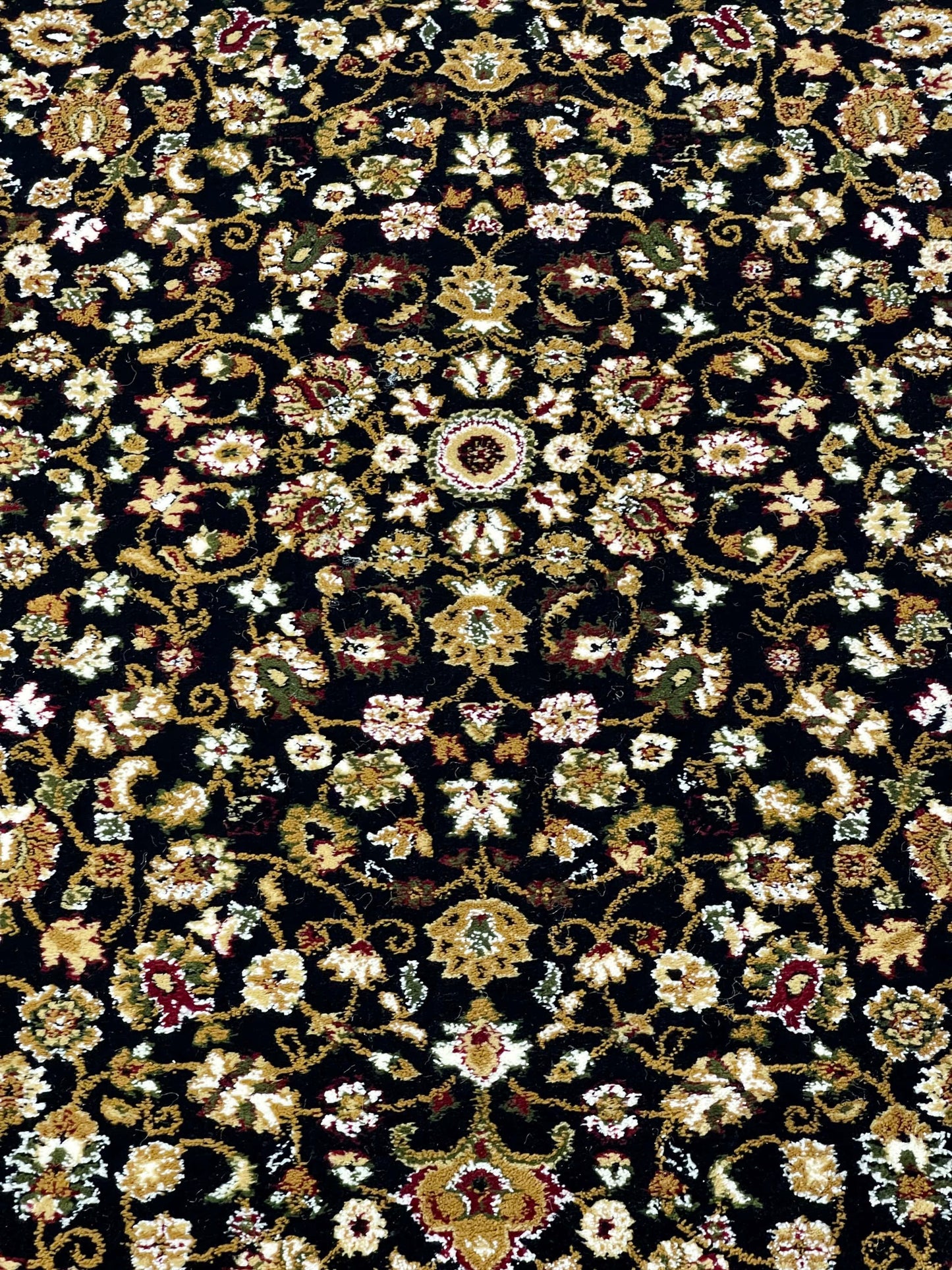 Allover polypropylene Rug,back woven(Article-140-Black)
