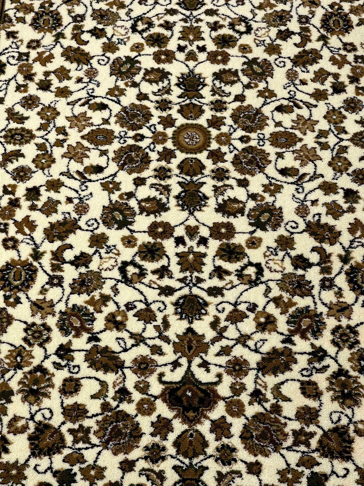 All over Persian polypropylene Rug,back woven(Article-140-off white)