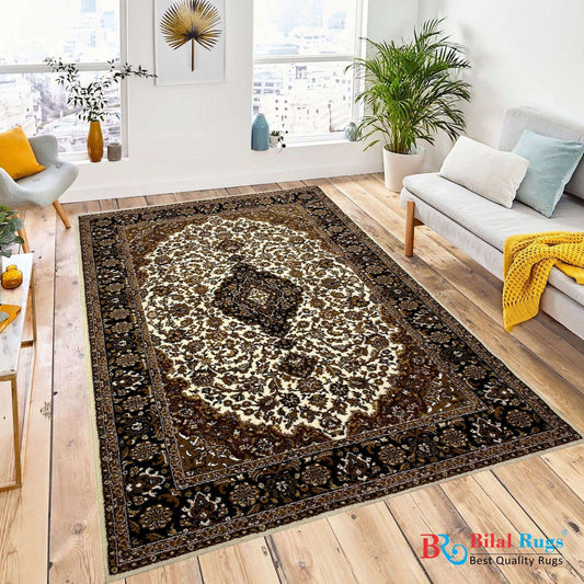 Persian polypropylene Rug,back woven(Article-01-off white)