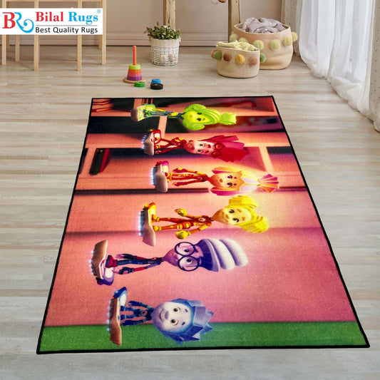 TPR Non Woven Rugs For Kids Room
Article-28-Pink,Multi