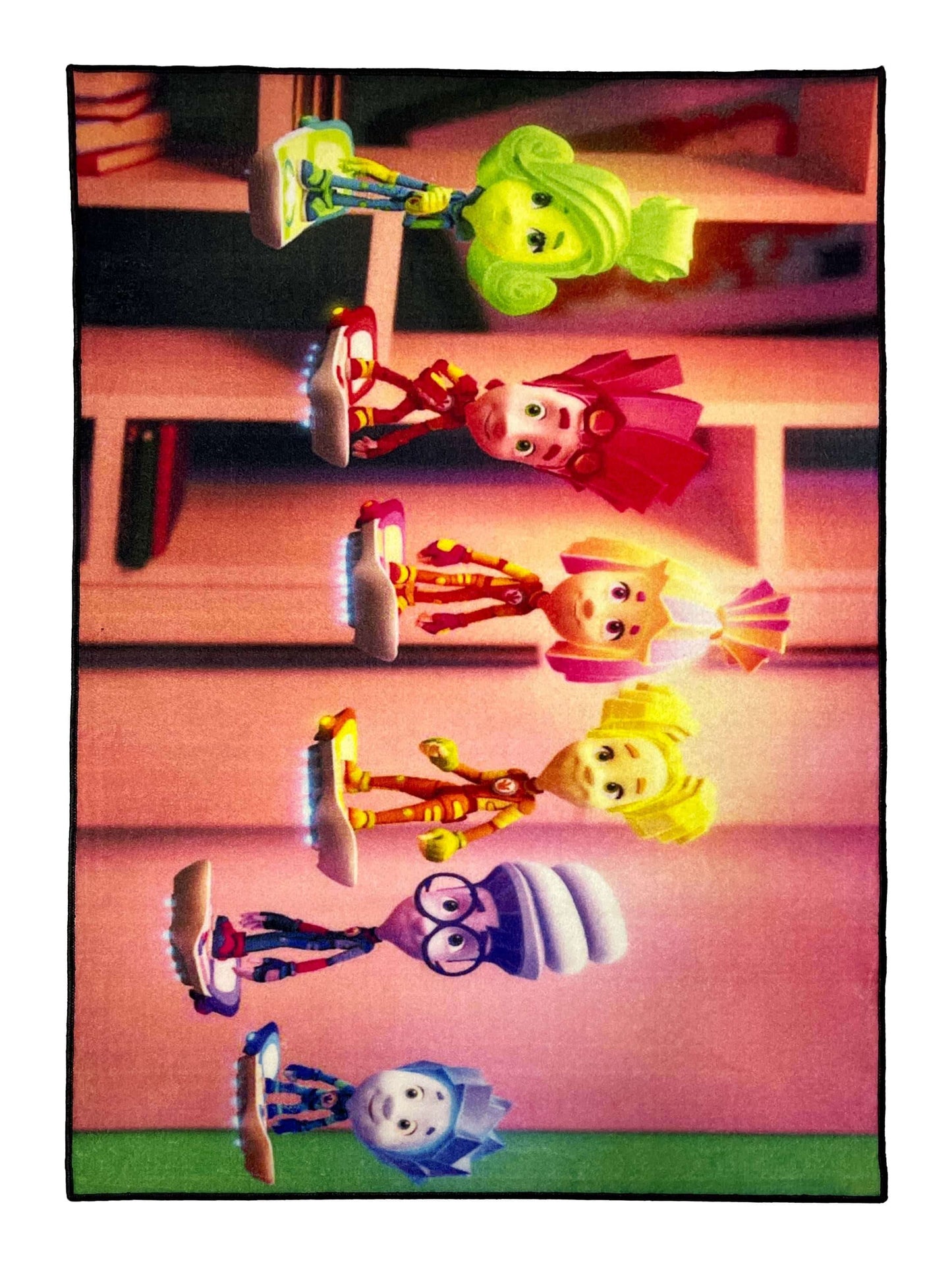 TPR Non Woven Rugs For Kids Room
Article-28-Pink,Multi