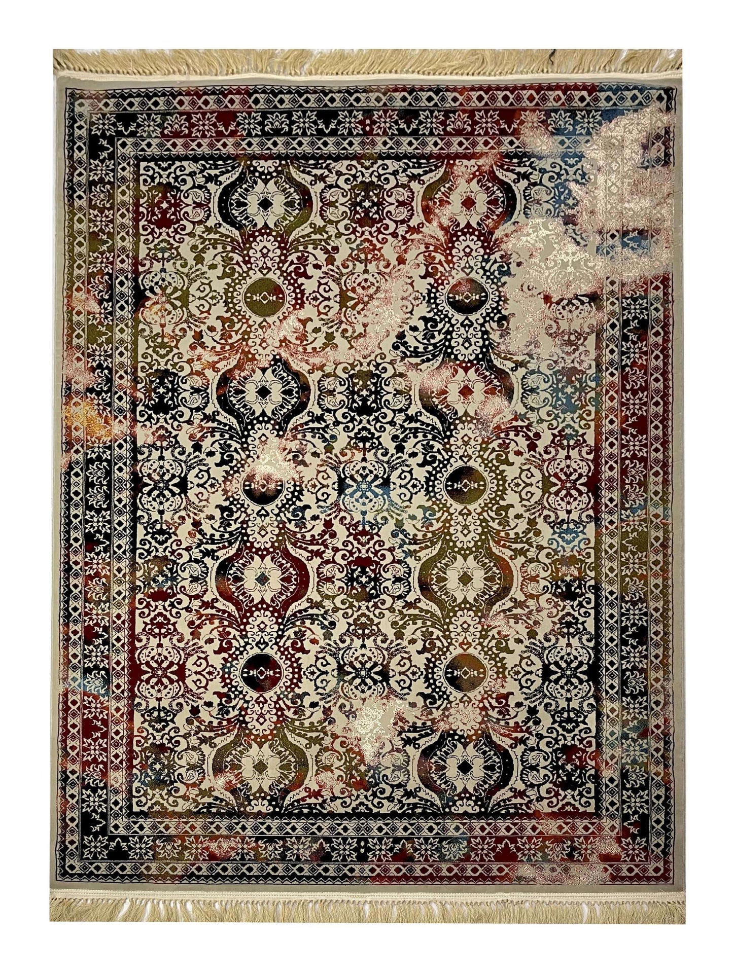 Irani Acrylic Woven Rug.
Size : 5ft width x 7.3ft length (150cm x 220cm)