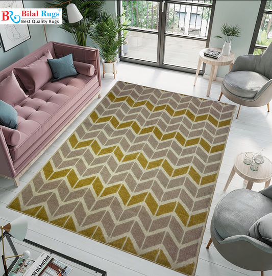 Modern Non-Woven TPR Anti Slip Rug.
Size : 5ft width  x 7.8ft length (150cm x 230cm)
Article-2702-Beige