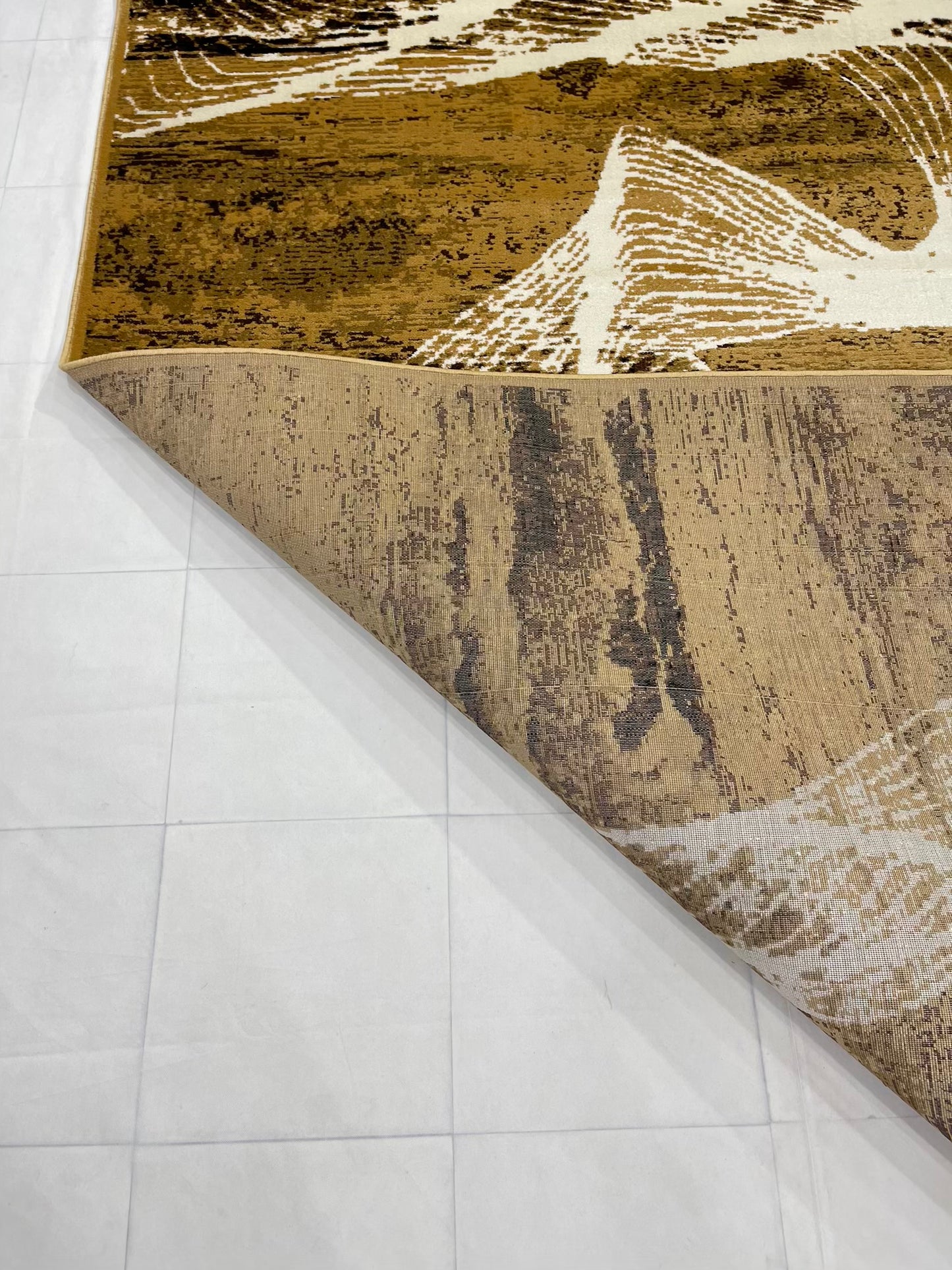 Modern polypropylene Rug,back woven(Article-199-Biege)