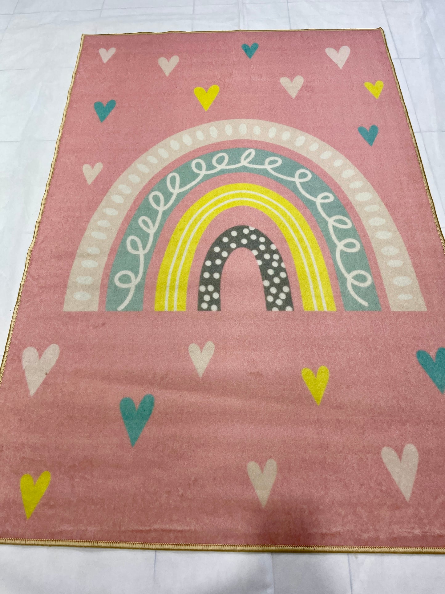 TPR Non Woven Rug.  Article-71-Pink