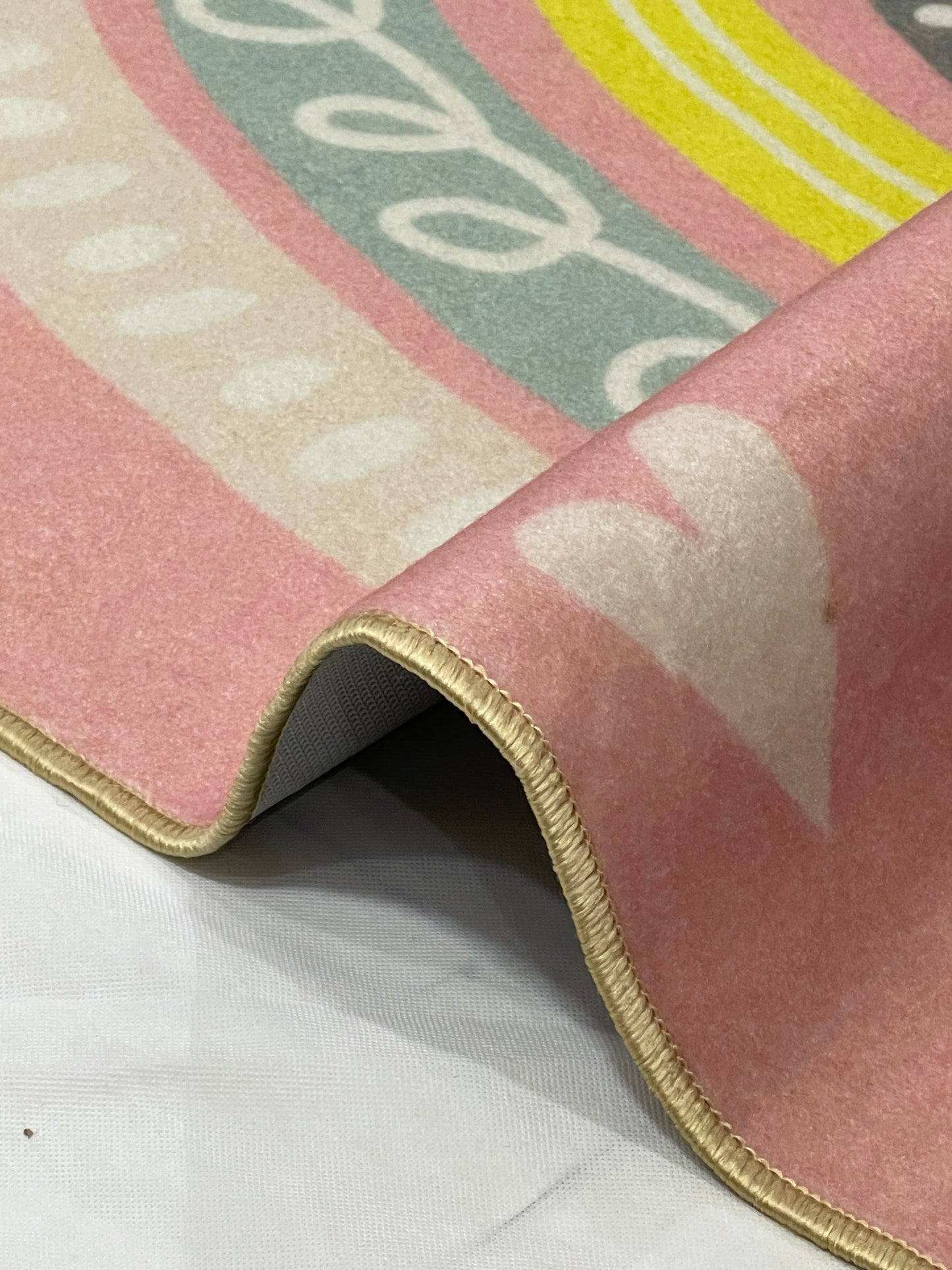 TPR Non Woven Rug.  Article-71-Pink